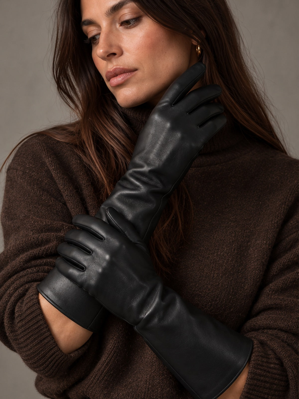 Guantes Largos Esencial - Negro