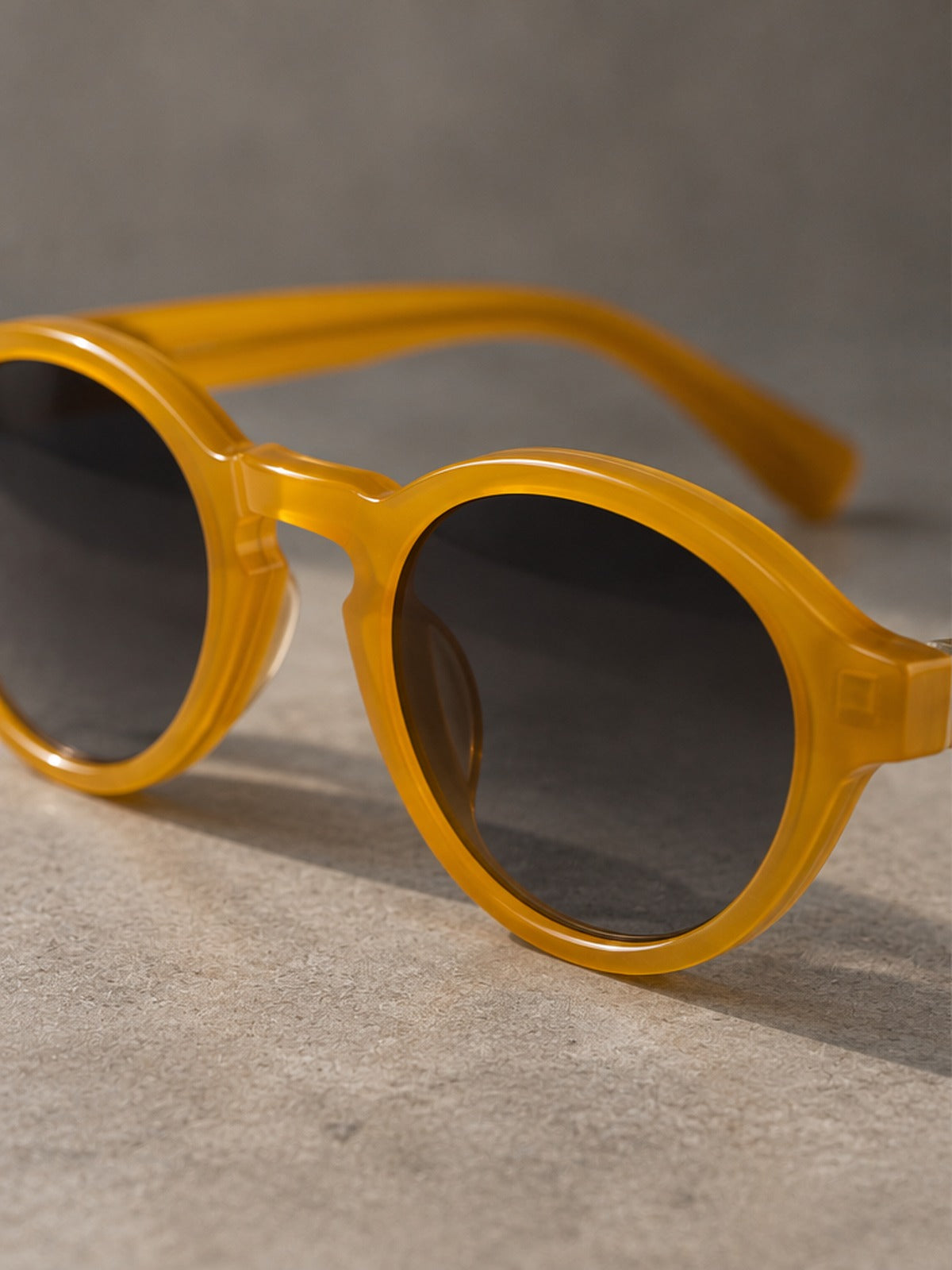 Gafas de Sol Redondas - Ámbar