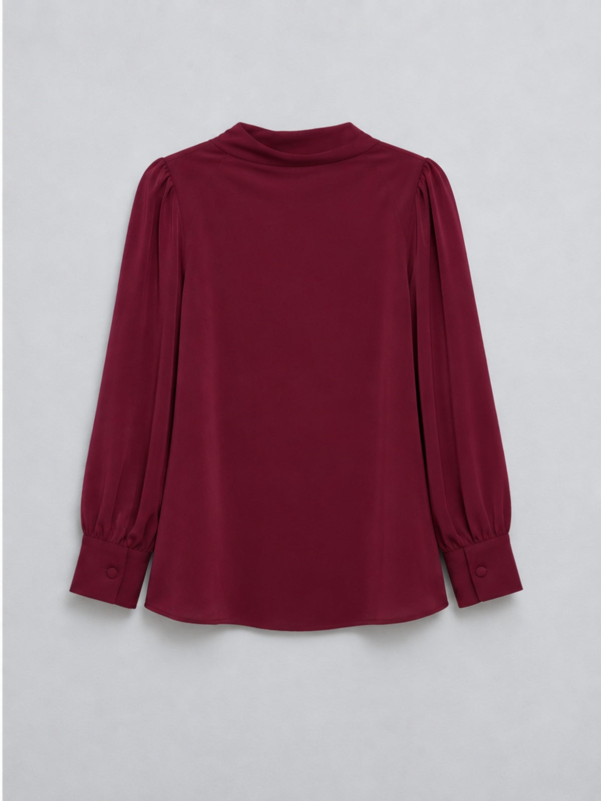 Blusa Versátil con Lazada - Burdeos