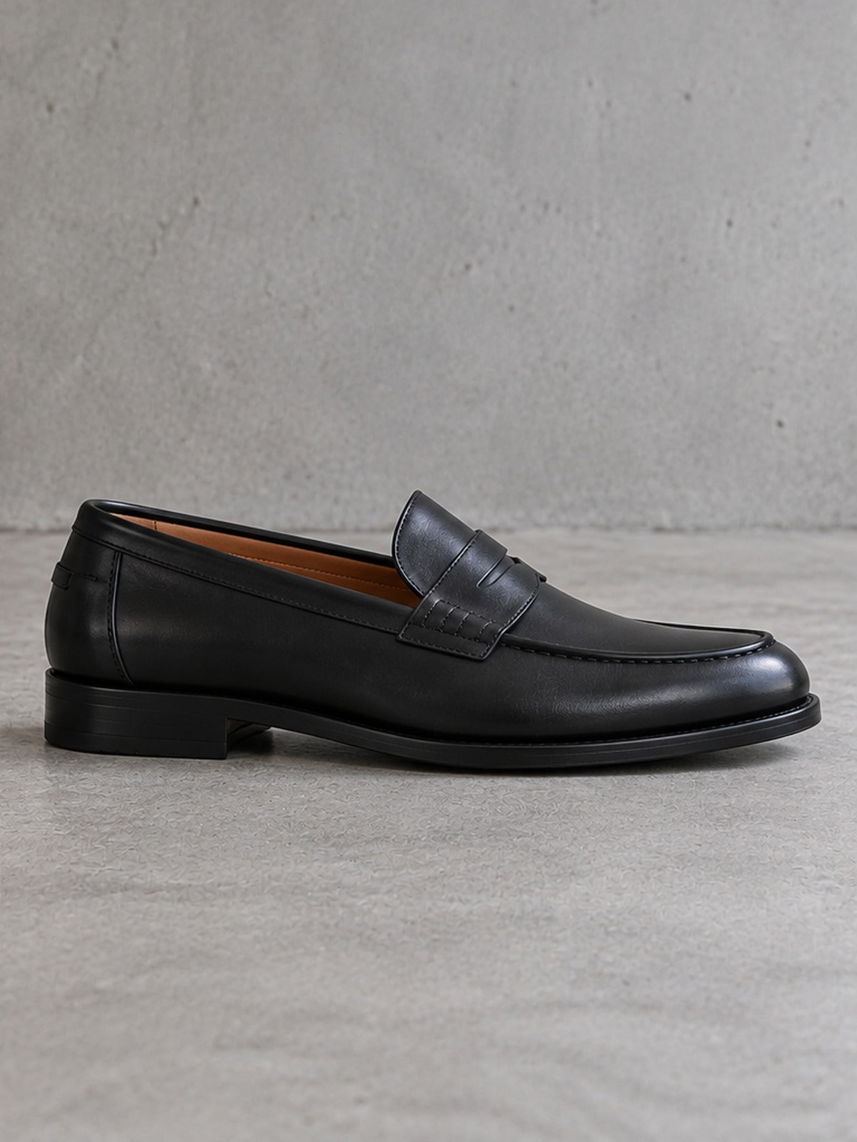Mocasín Elegante Liso - Negro