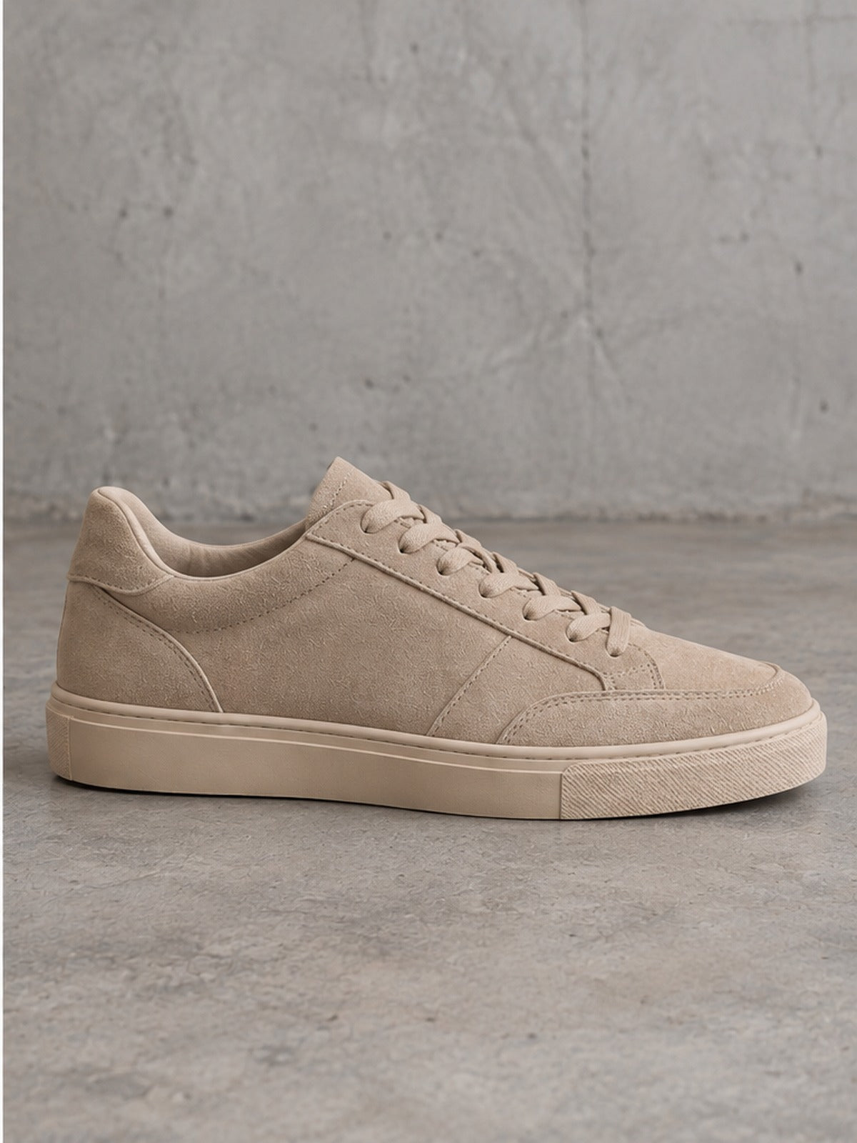 Zapatilla Cordones Versátil - Beige