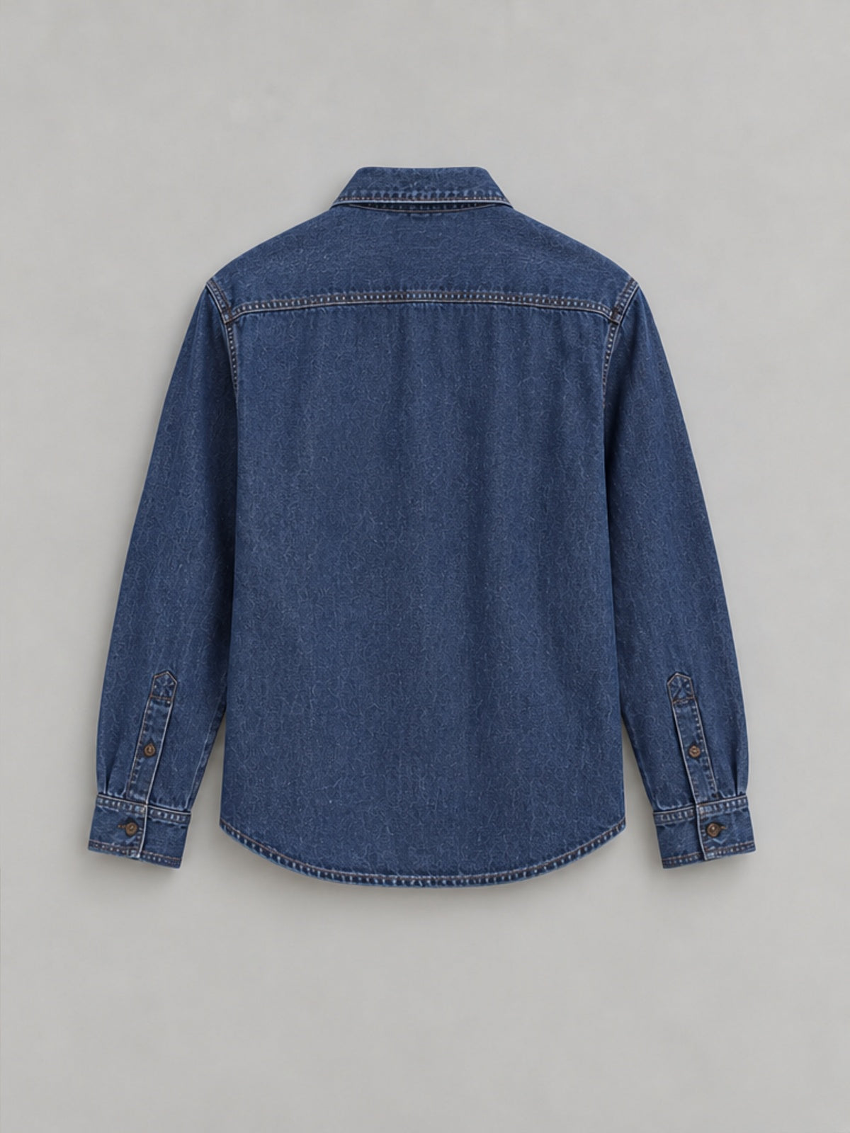 Camisa Vaquera Lavada - Azul Oscuro