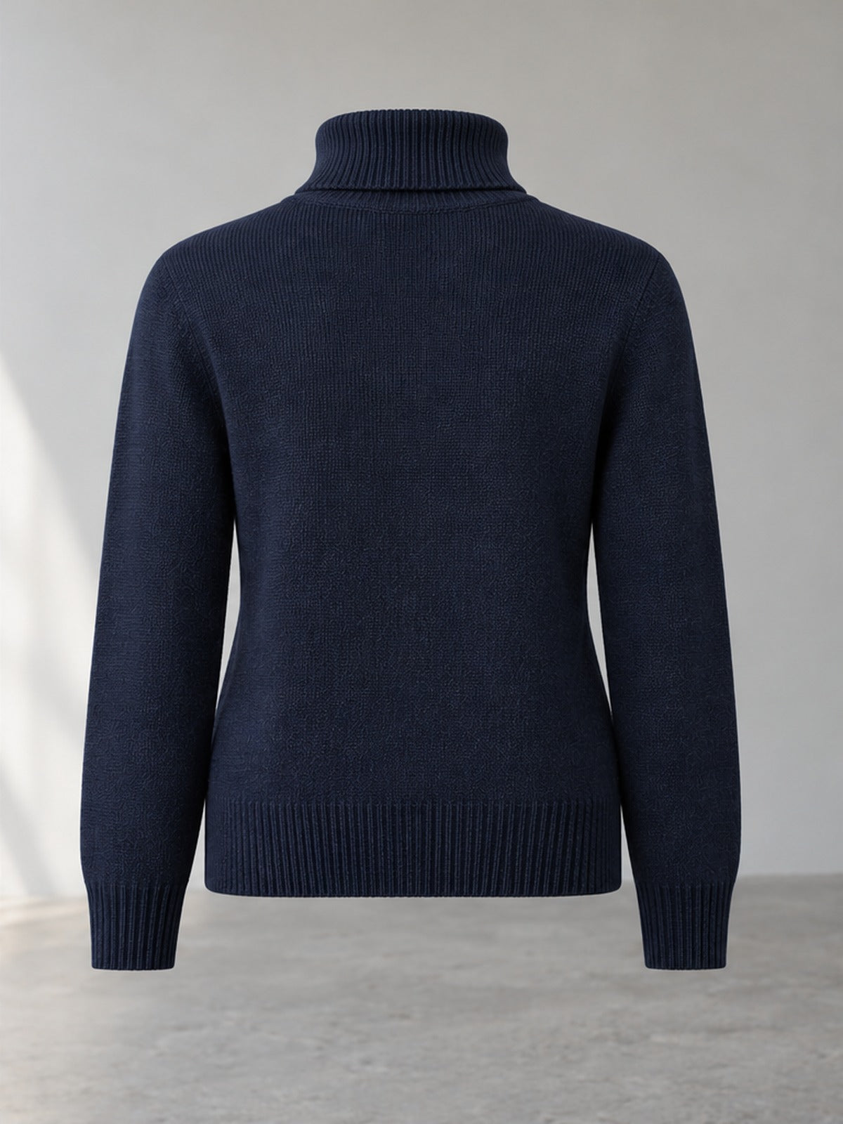 Jersey Cuello Alto Esencial - Azul Marino