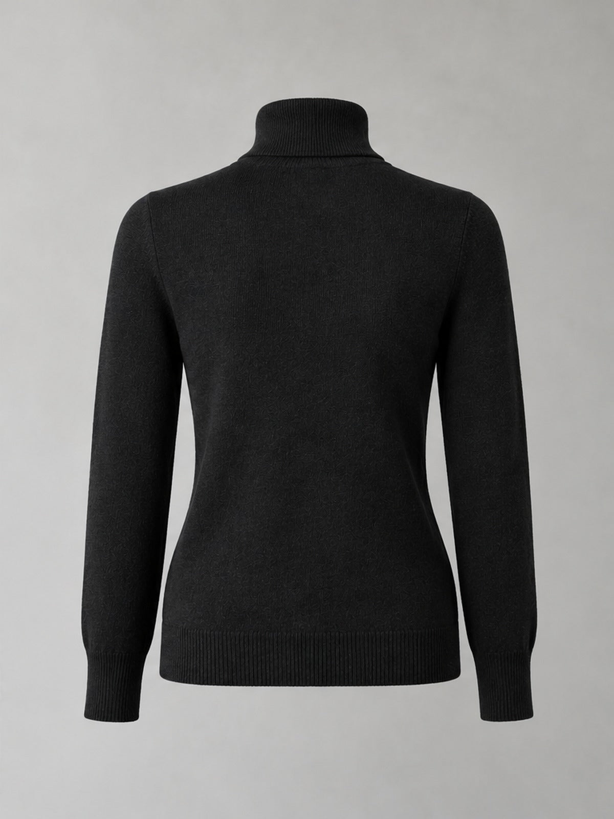 Jersey Cuello Vuelto Versátil - Negro