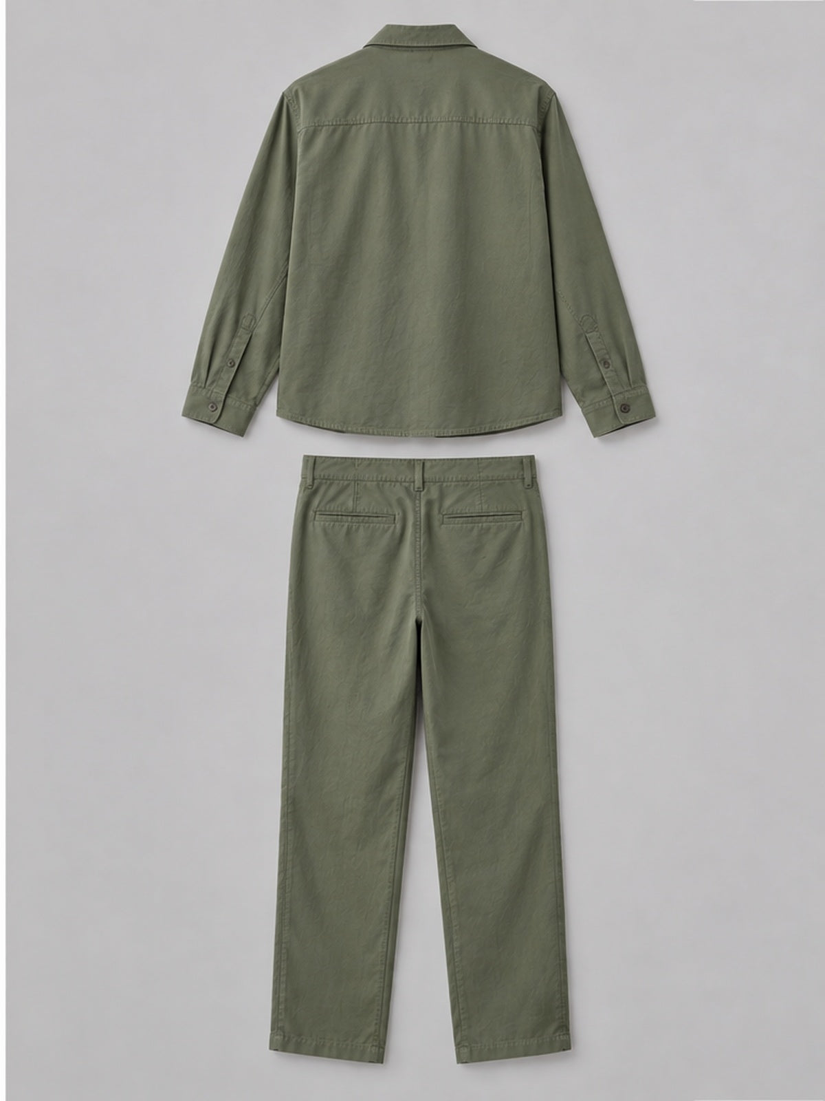 Conjunto Sobrecamisa y Pantalón - Verde Salvia