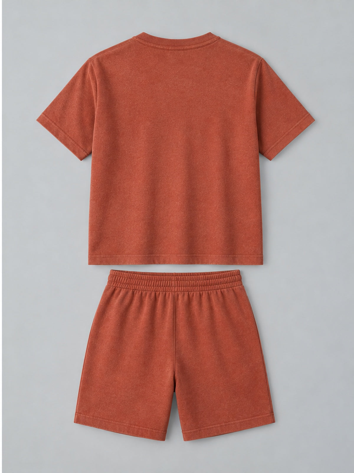 Conjunto Camiseta y Bermuda Elegante - Terracota