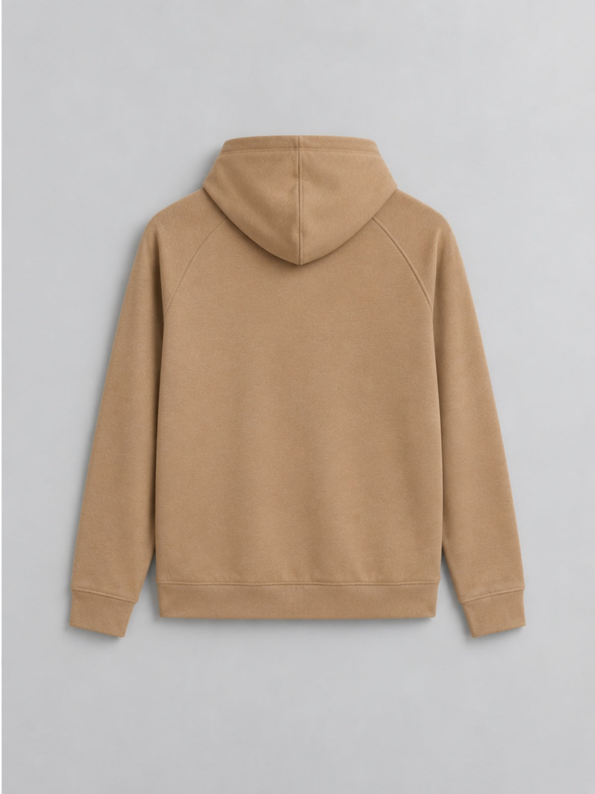 Sudadera con Capucha y Cremallera Completa - Caqui