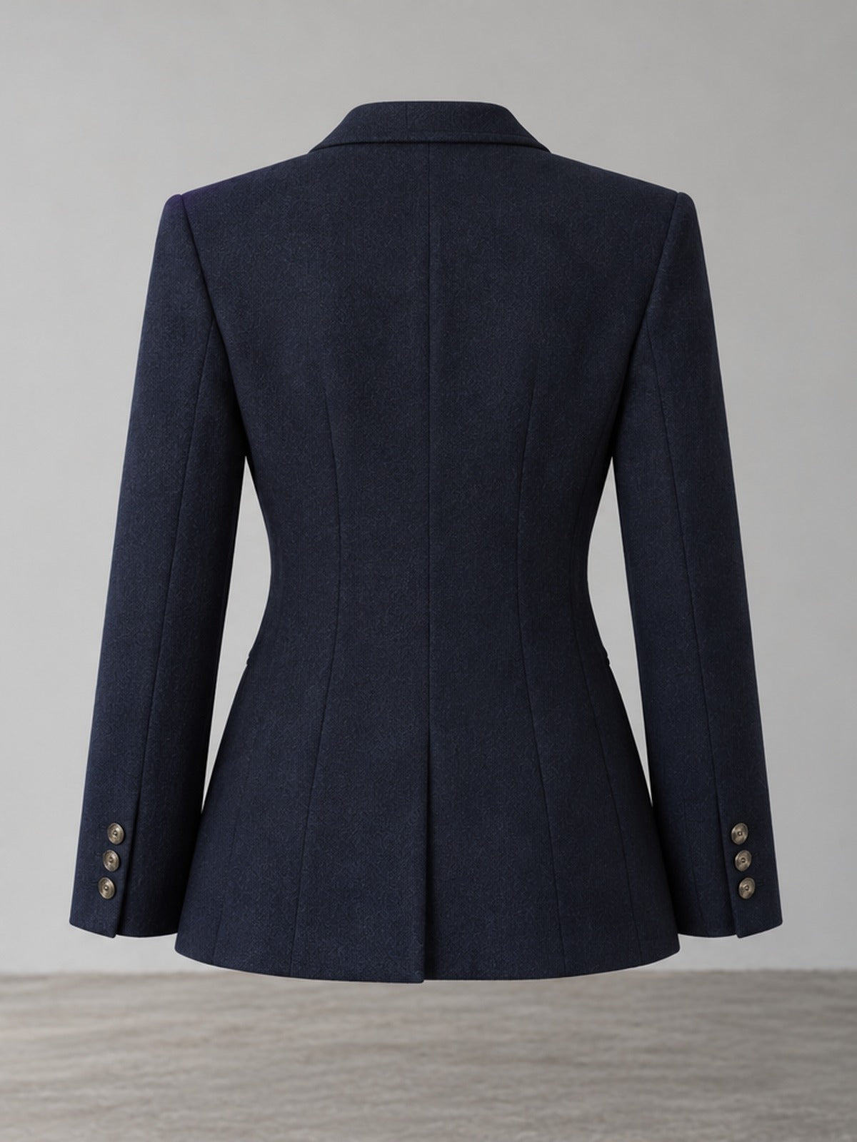Blazer Esencial Botonadura Cruzada - Azul Marino