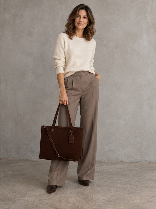 Bolso Tote Versátil - Chocolate