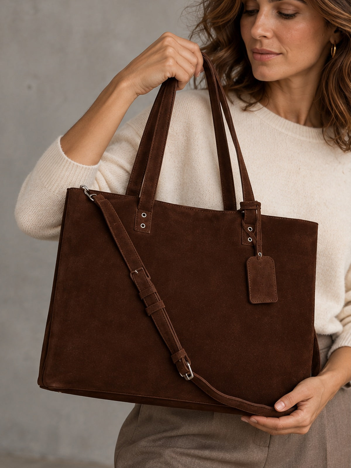 Bolso Tote Versátil - Chocolate