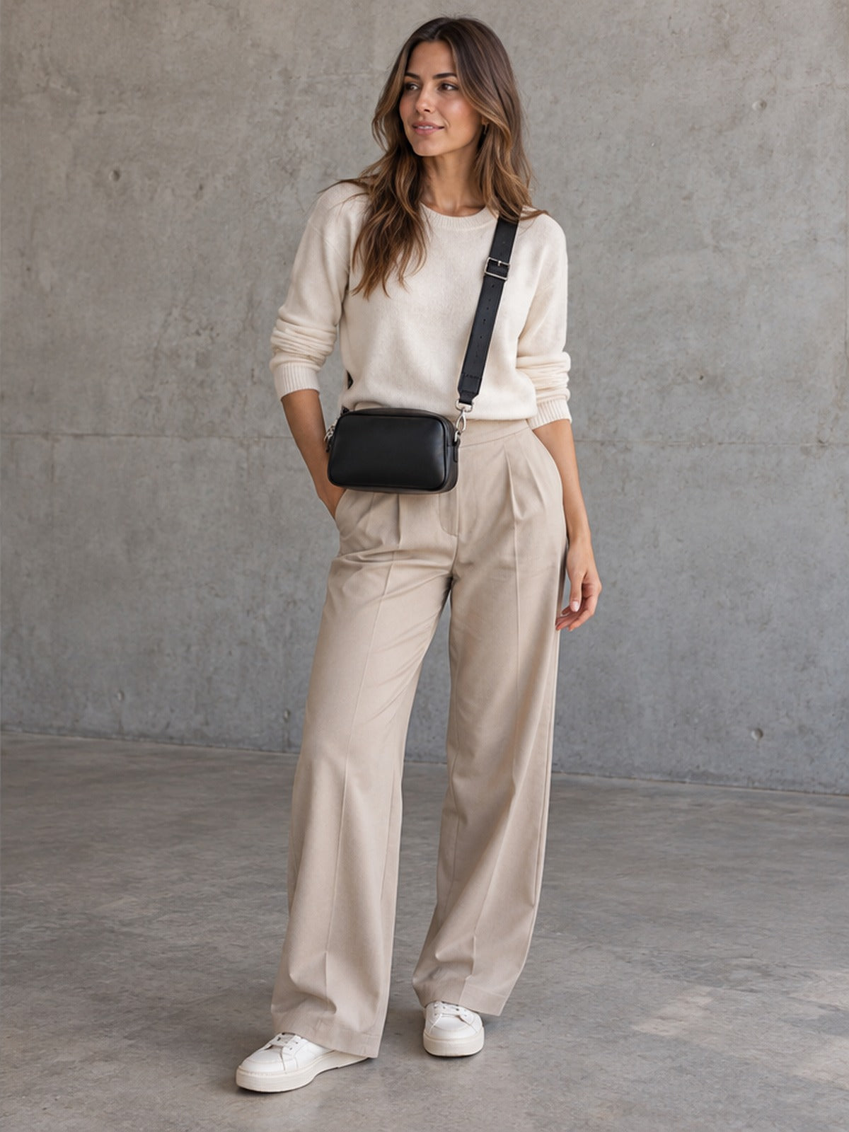 Bolso Bandolera Elegante - Negro