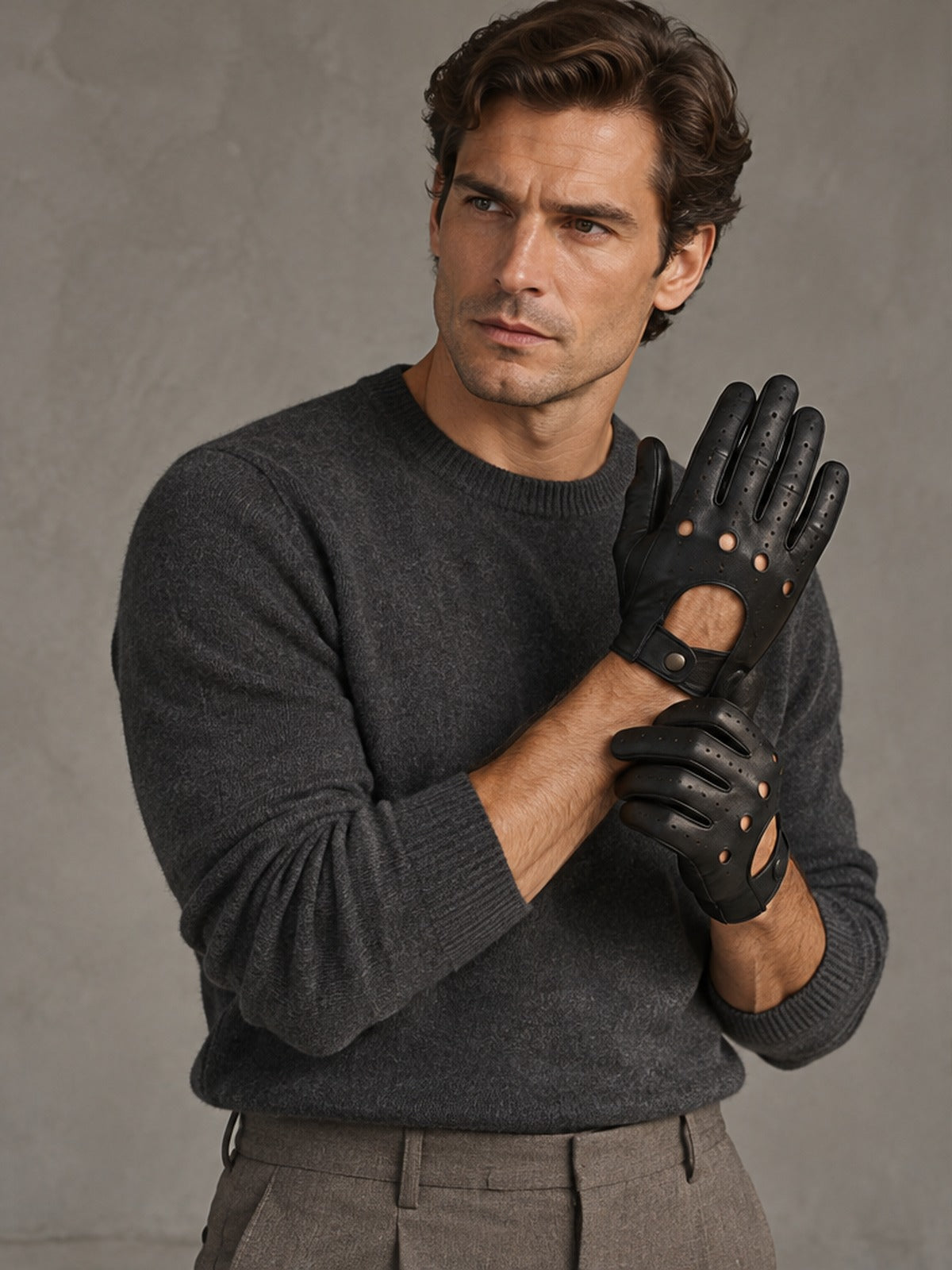 Guantes de Conducción Elegante - Negro