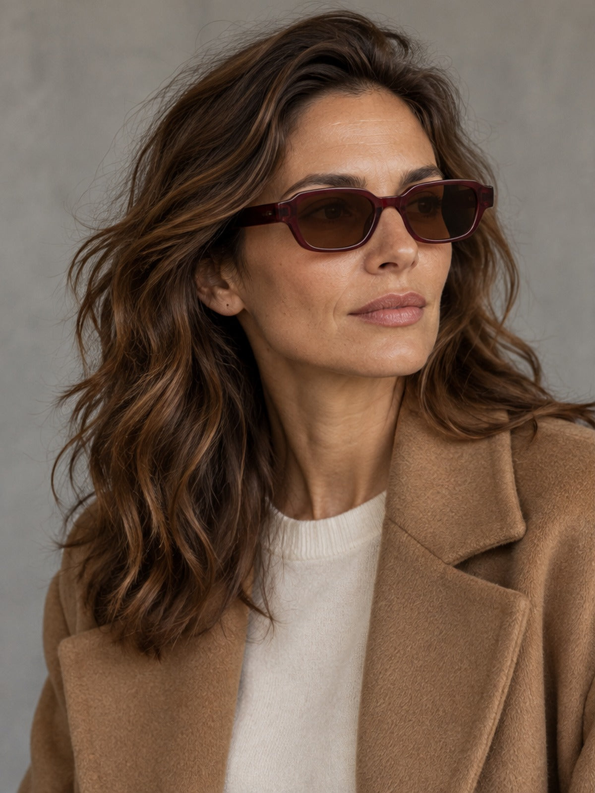 Gafas de Sol Estrechas - Burdeos