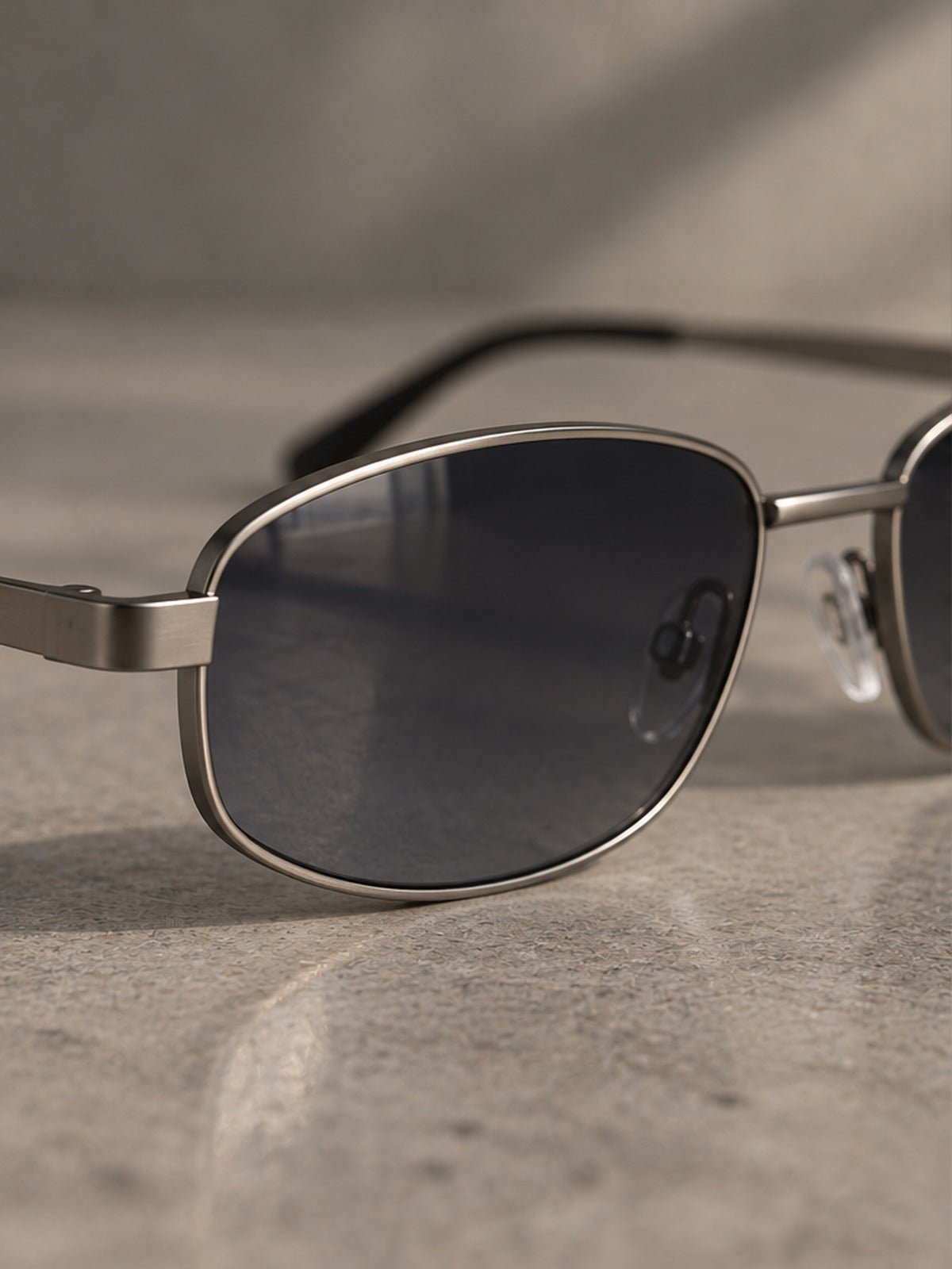 Gafas de Sol Ovaladas Metal - Gunmetal
