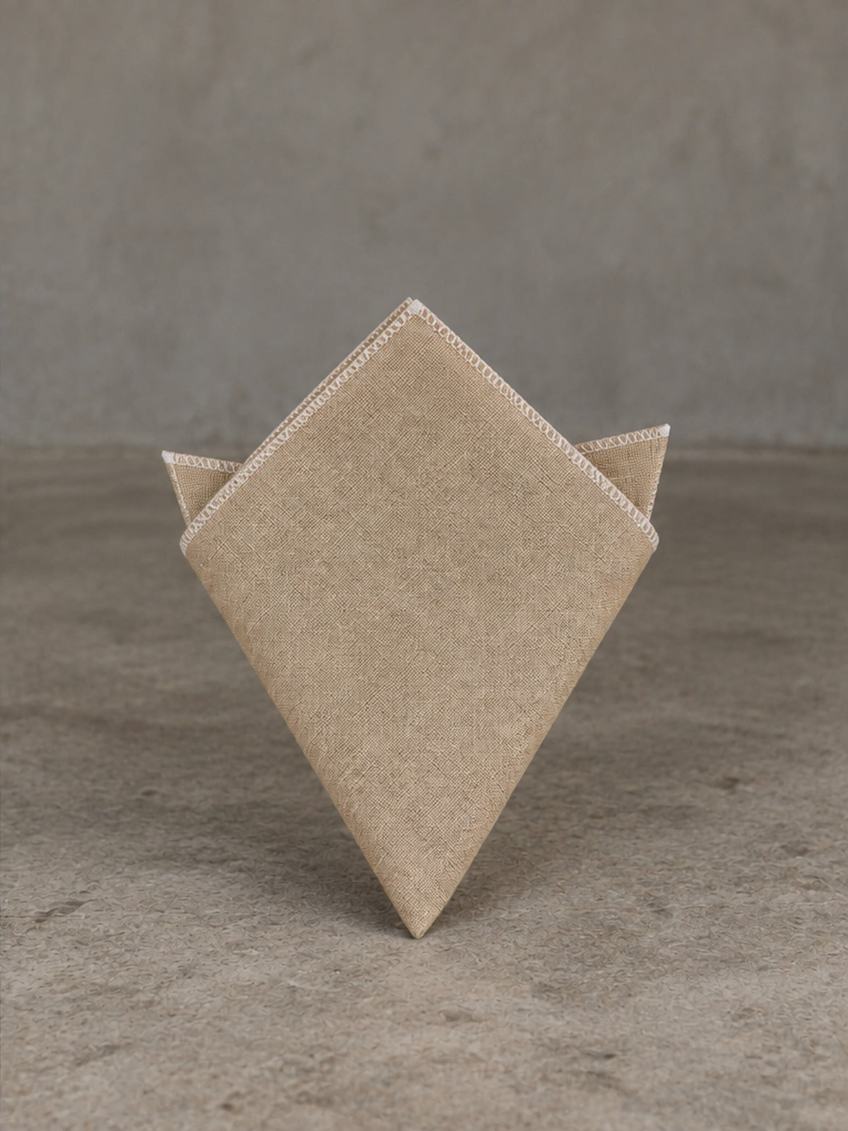 Pañuelo de Bolsillo Elegante - Caqui