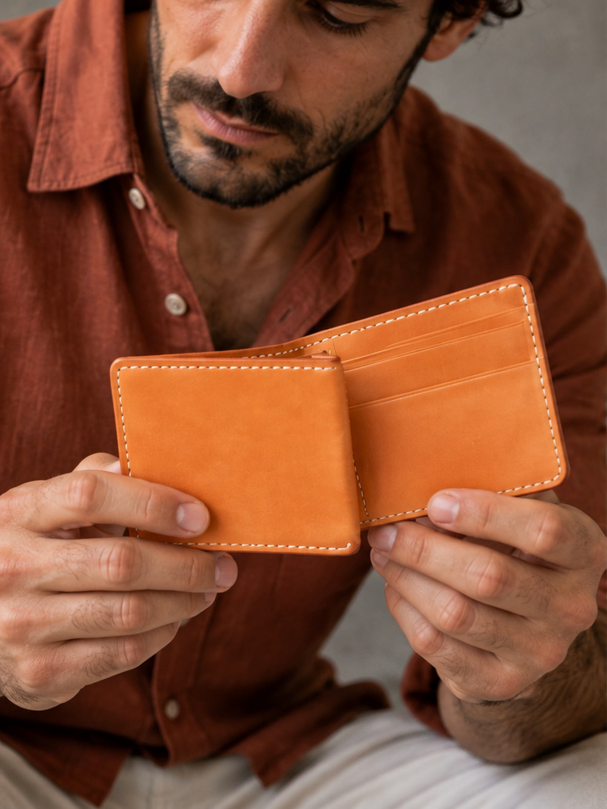 Cartera plegable - Naranja