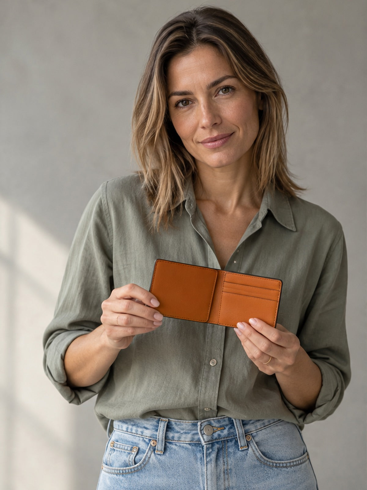 Cartera plegable - Caramelo