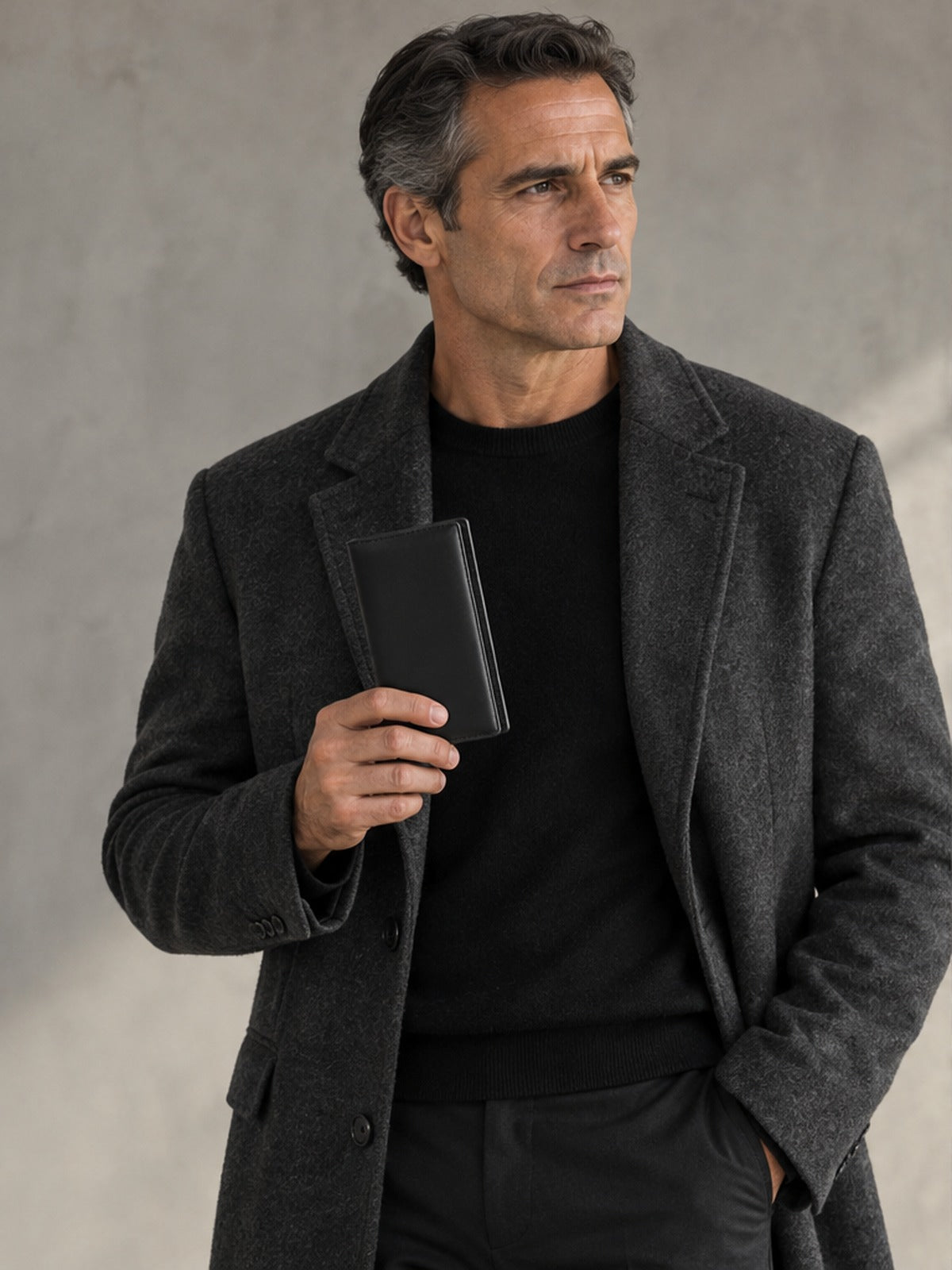 Cartera larga - Negro