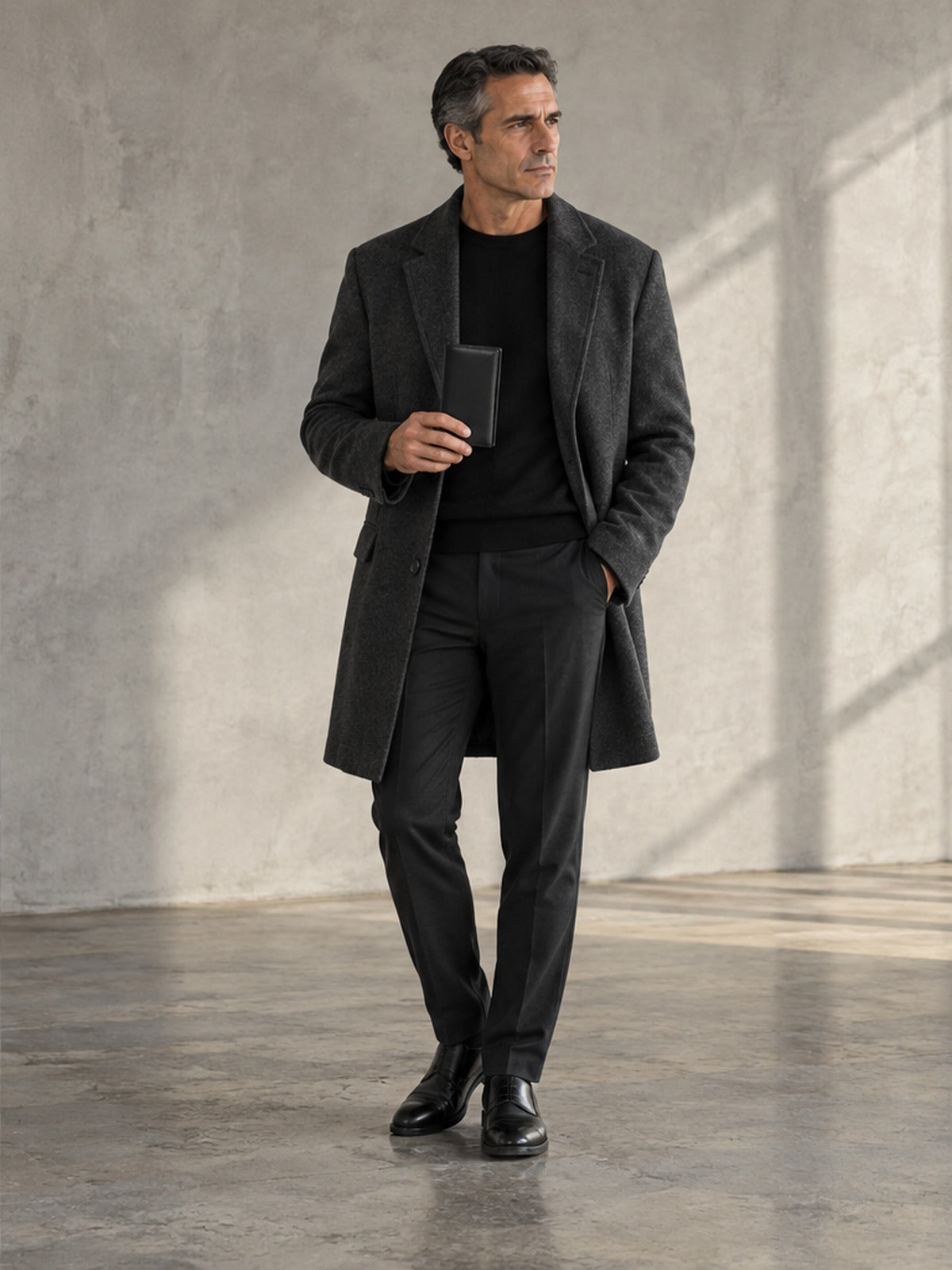 Cartera larga - Negro