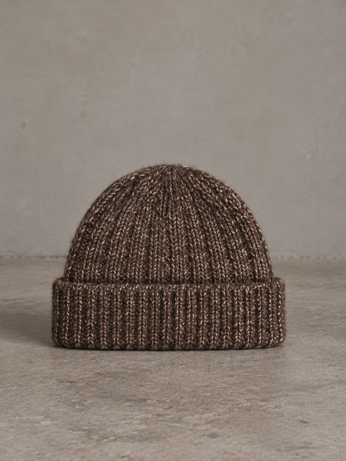 Gorro de Punto Jaspeado - Taupe