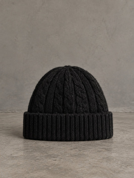 Gorro Trenzado - Negro