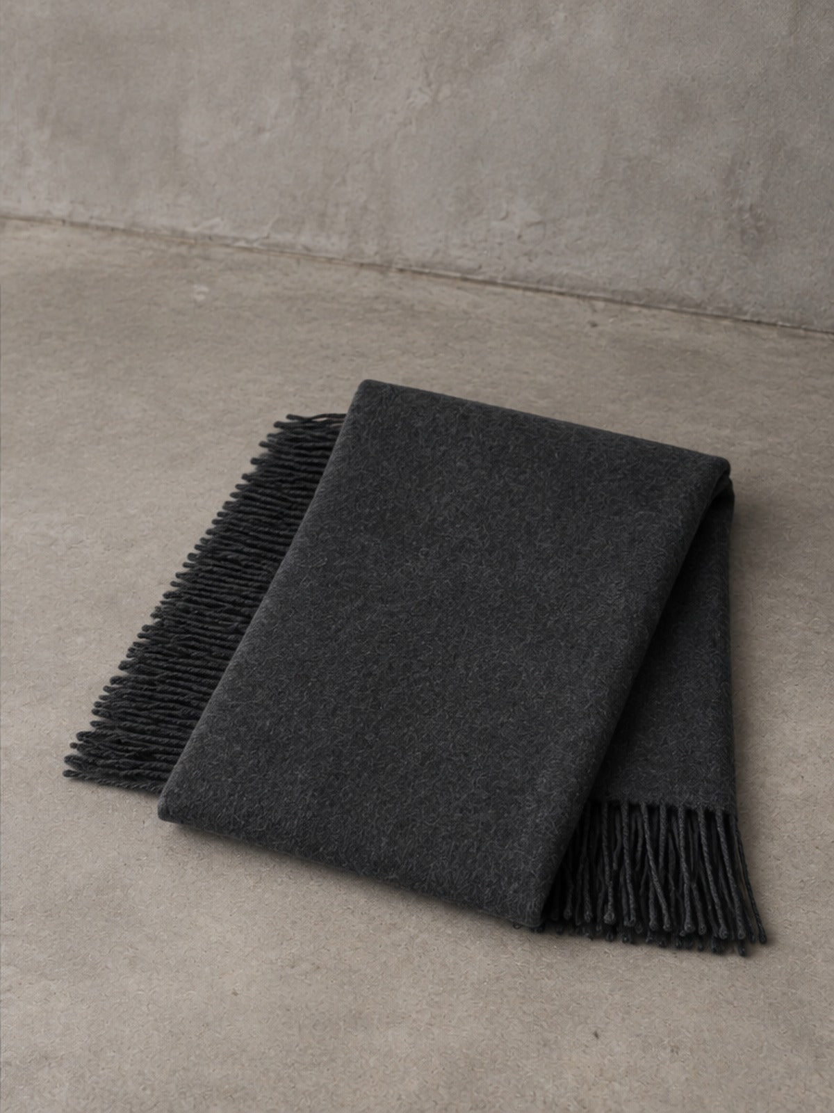 Bufanda Elegante con Flecos - Gris marengo