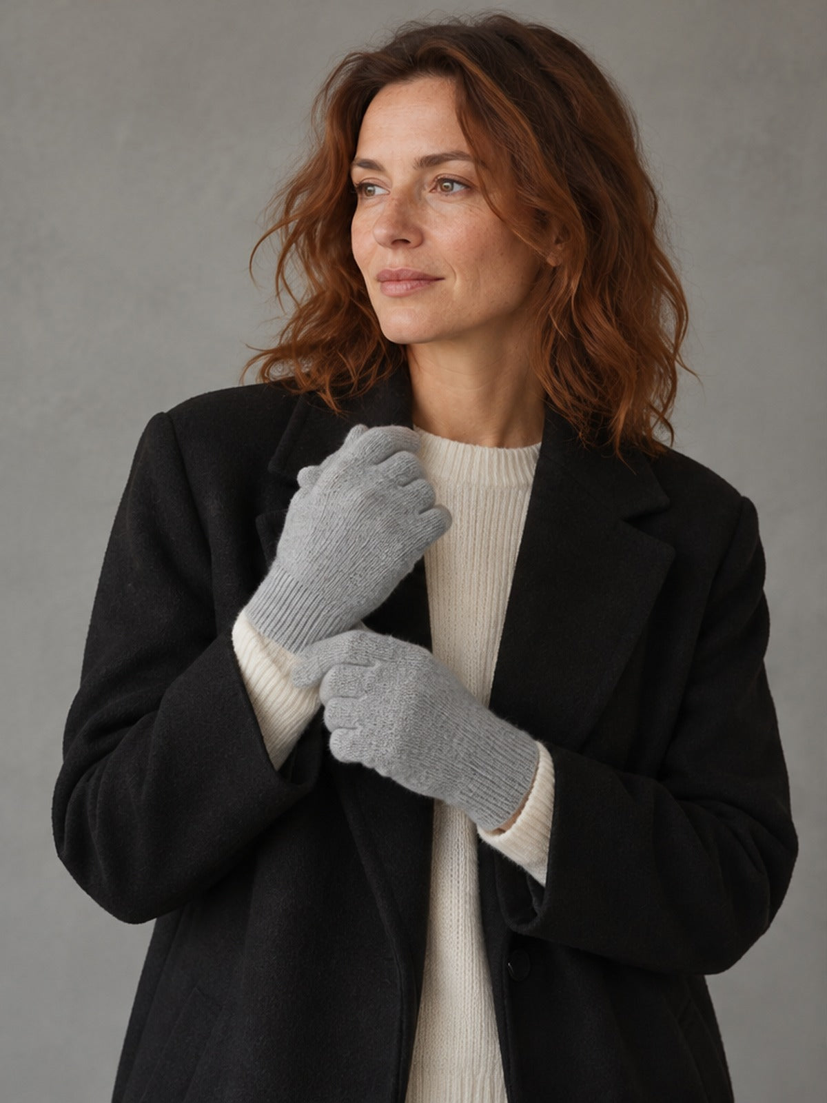 Guantes Esencial - Gris claro