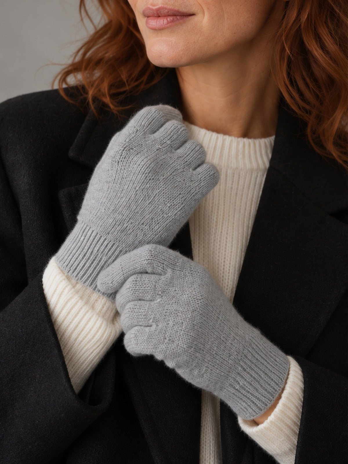 Guantes Esencial - Gris claro