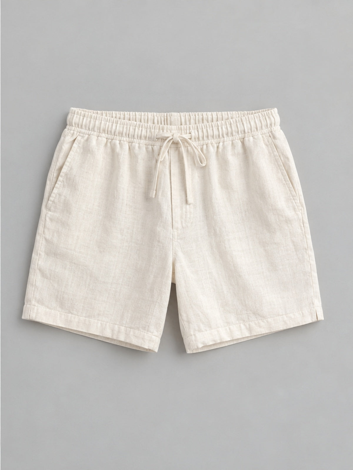 Bermuda Corta Elegante - Blanco Roto