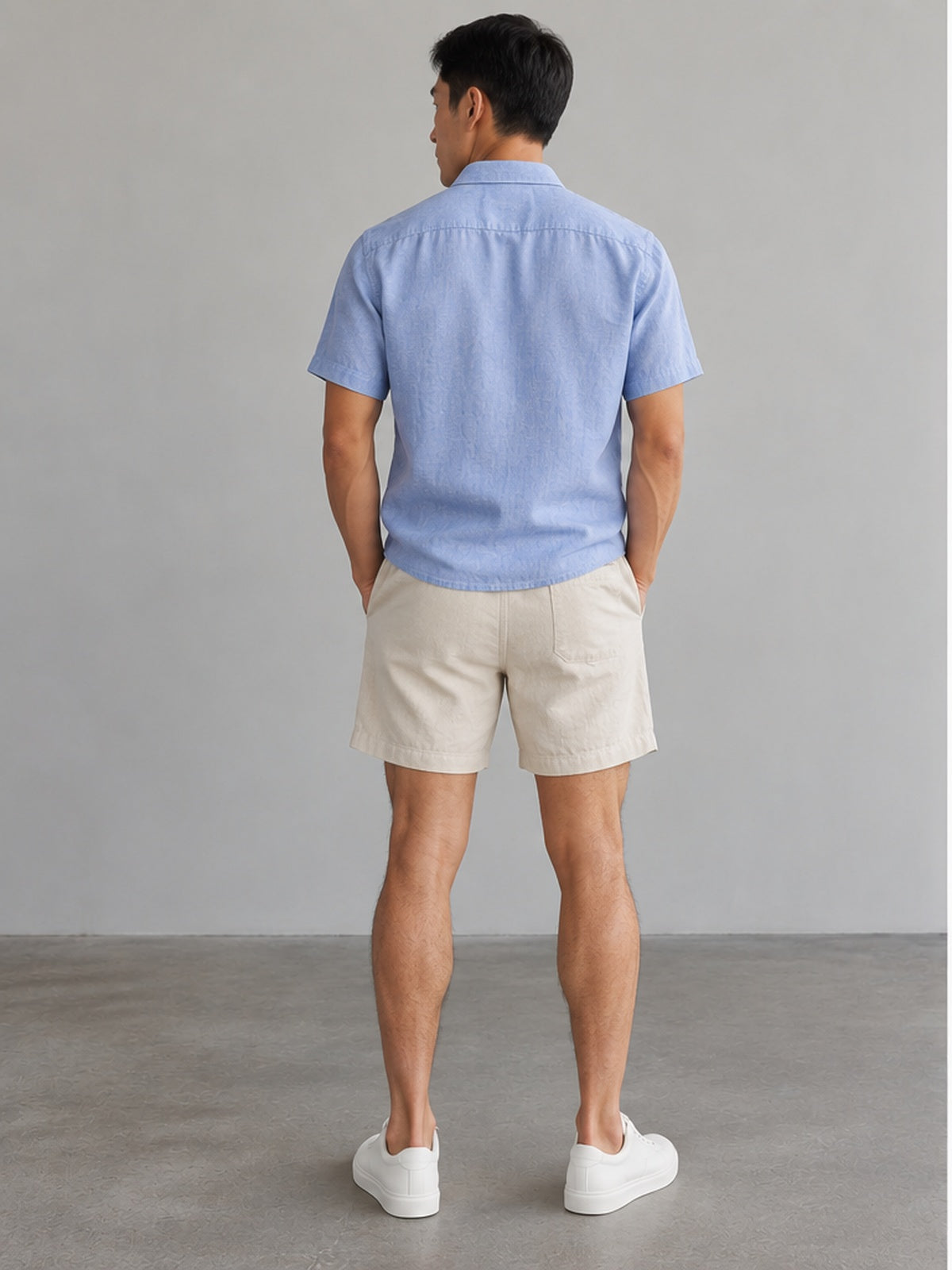 Bermuda Corta Versátil - Beige