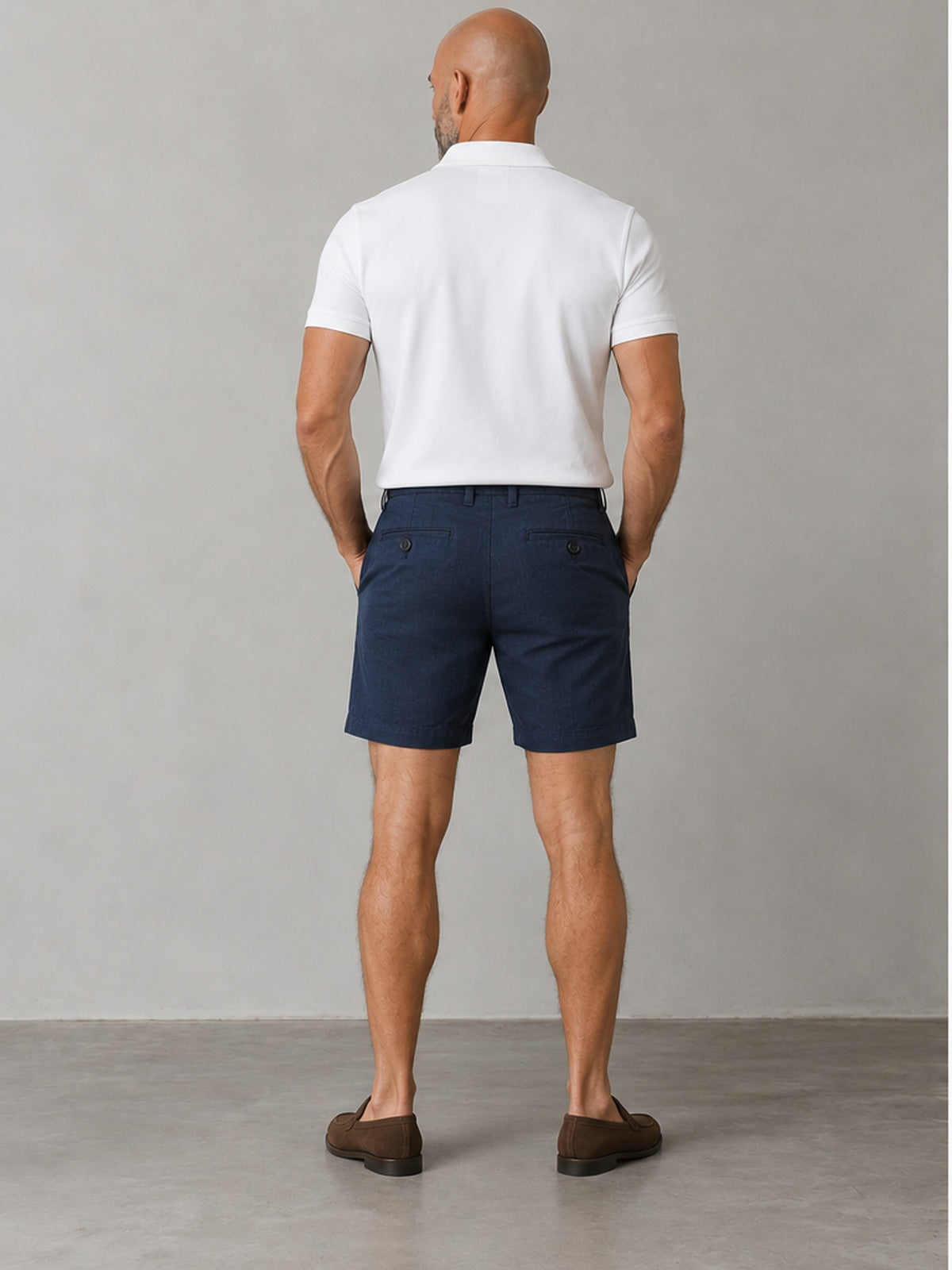 Bermuda Elegante - Azul Marino