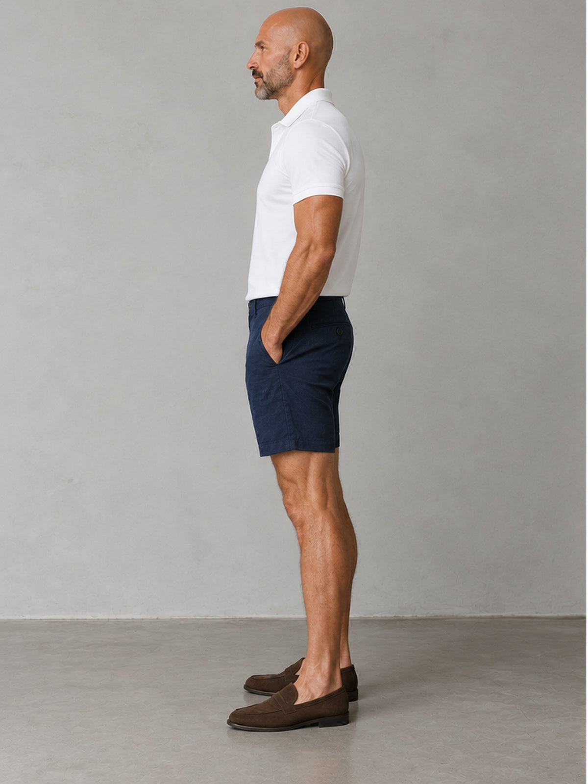 Bermuda Elegante - Azul Marino