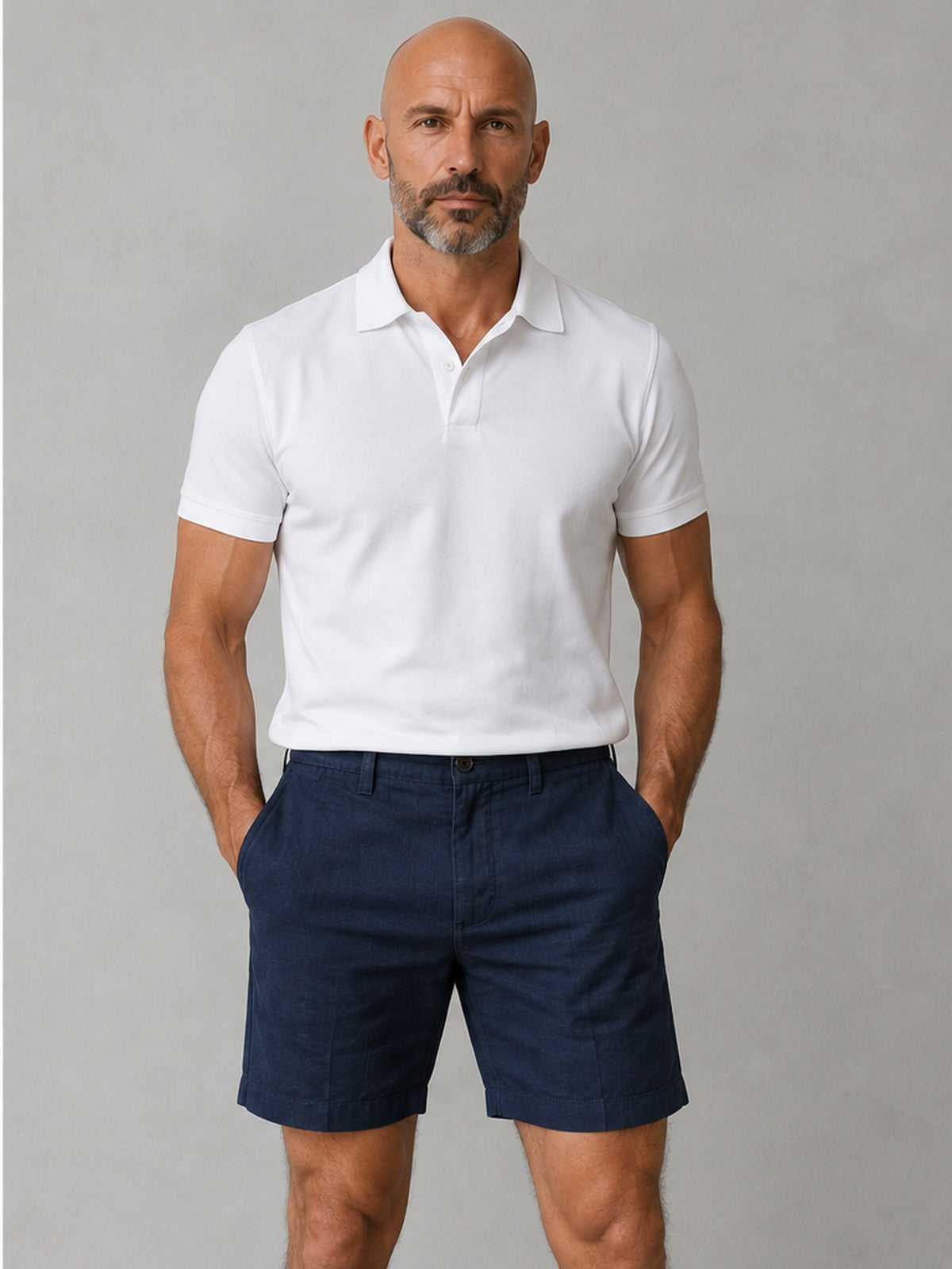 Bermuda Elegante - Azul Marino