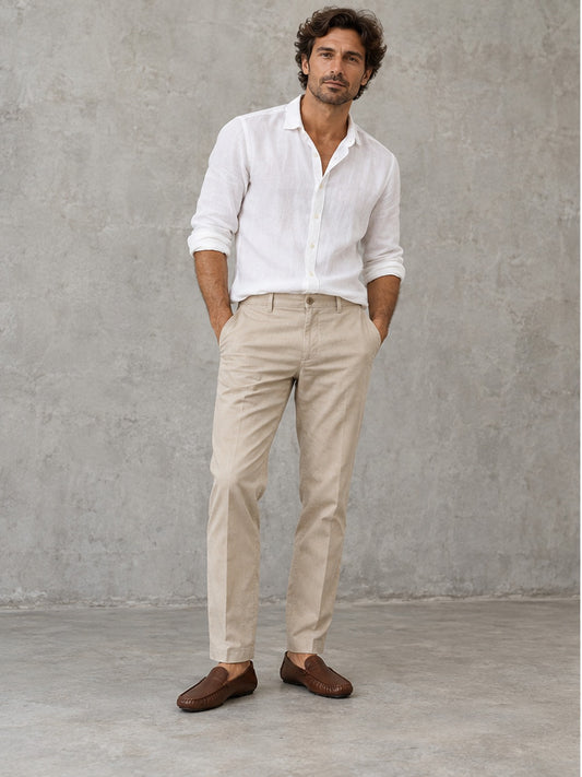 Mocasín Fruncido Elegante Suave - Marrón