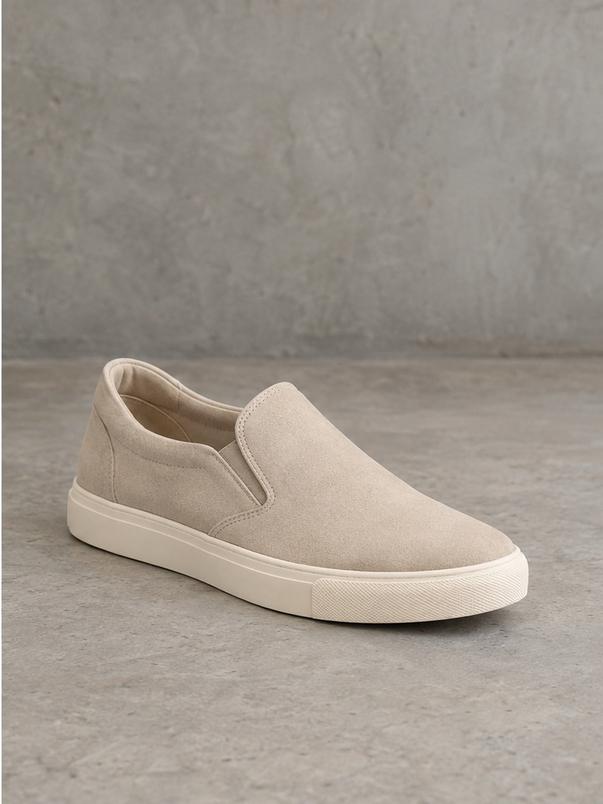 Zapatilla Slip-in - Beige Claro