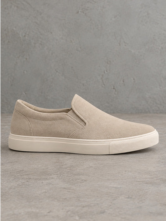 Zapatilla Slip-in - Beige Claro