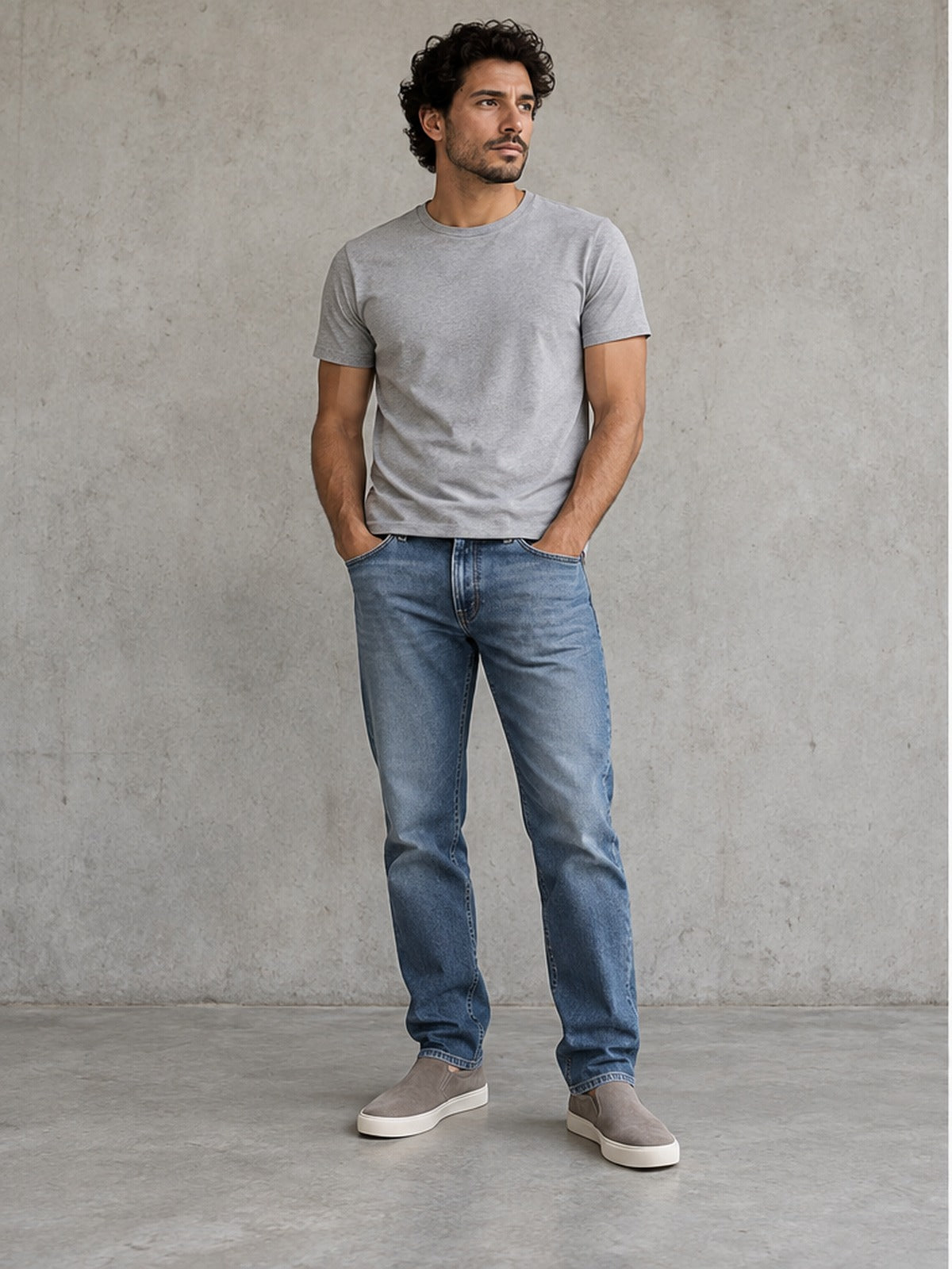 Zapato Slip-in - Gris Pardo