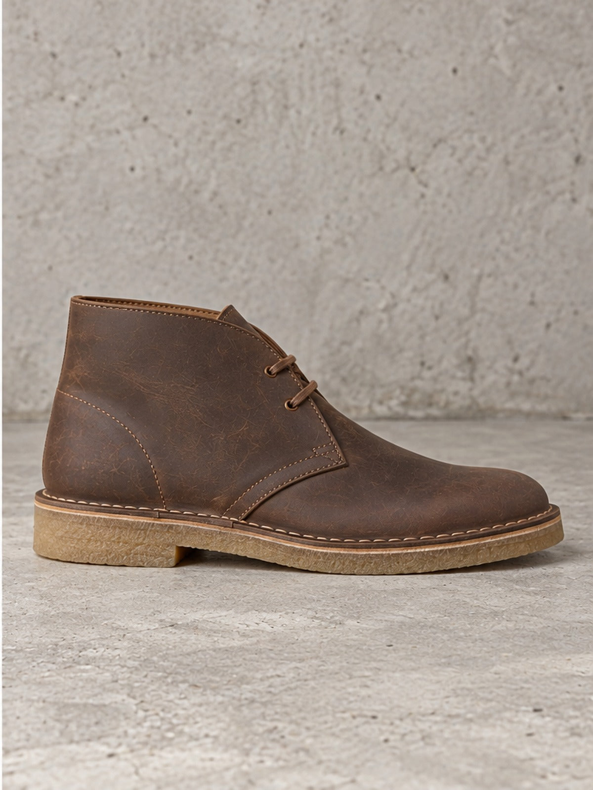 Bota Desert - Marrón Encerado