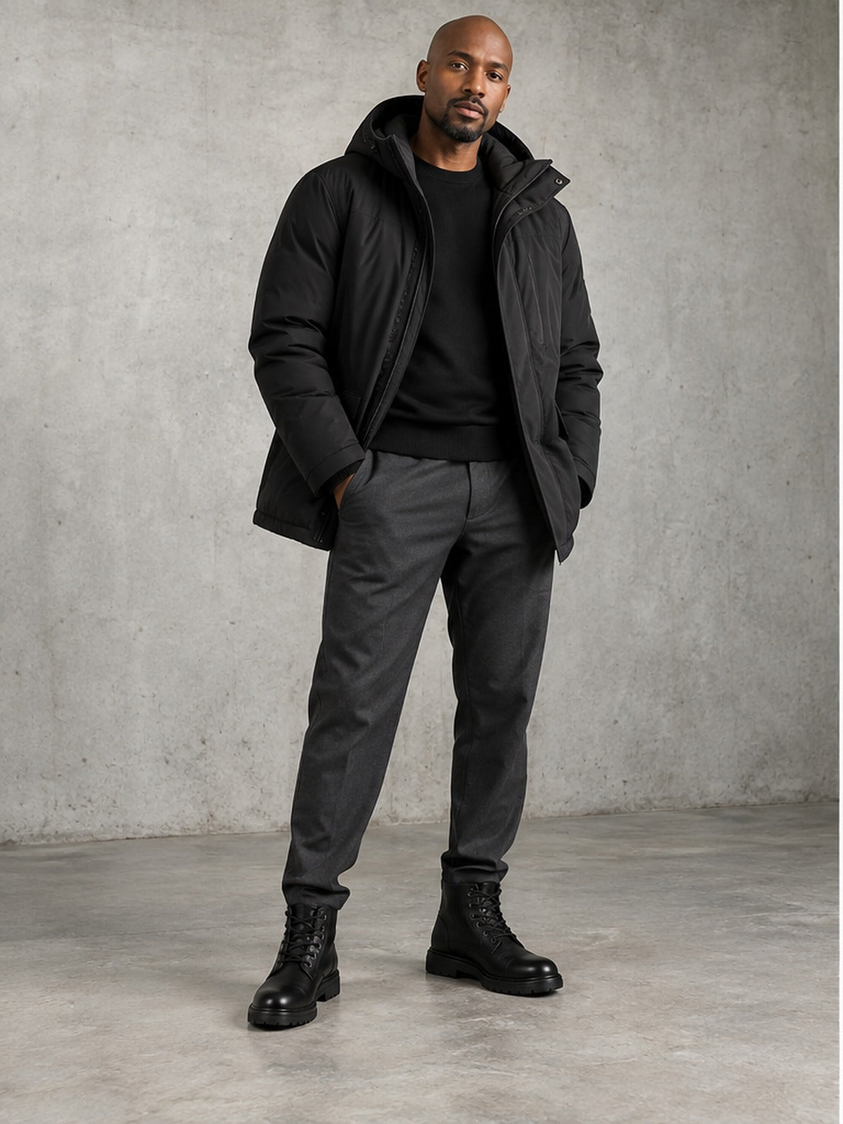 Bota Impermeable Versátil - Negro