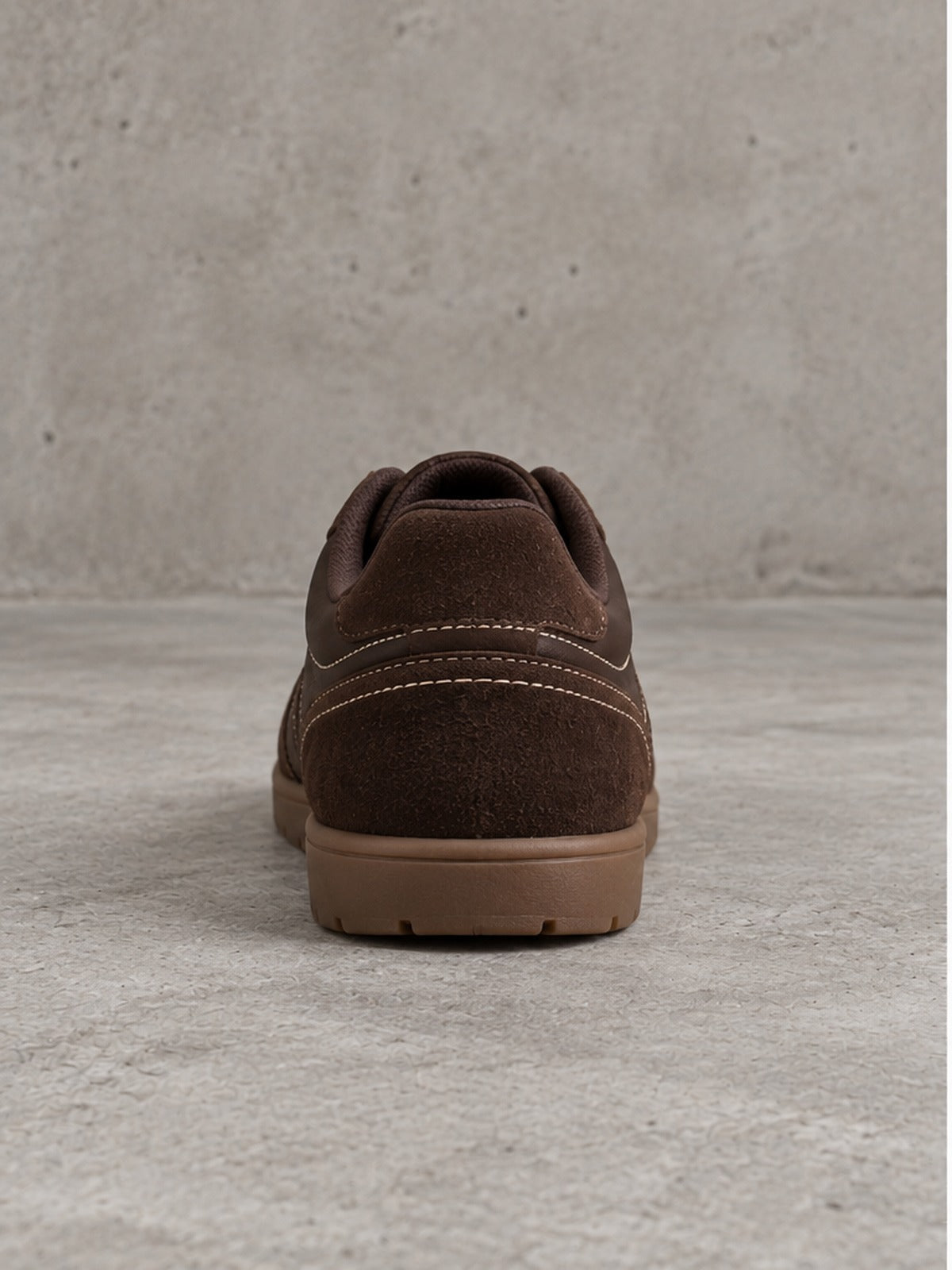 Zapatilla Pespuntes - Marrón Oscuro