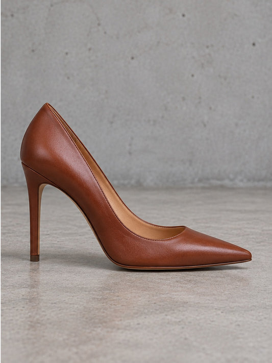 Zapato Tacón Esencial - Marrón