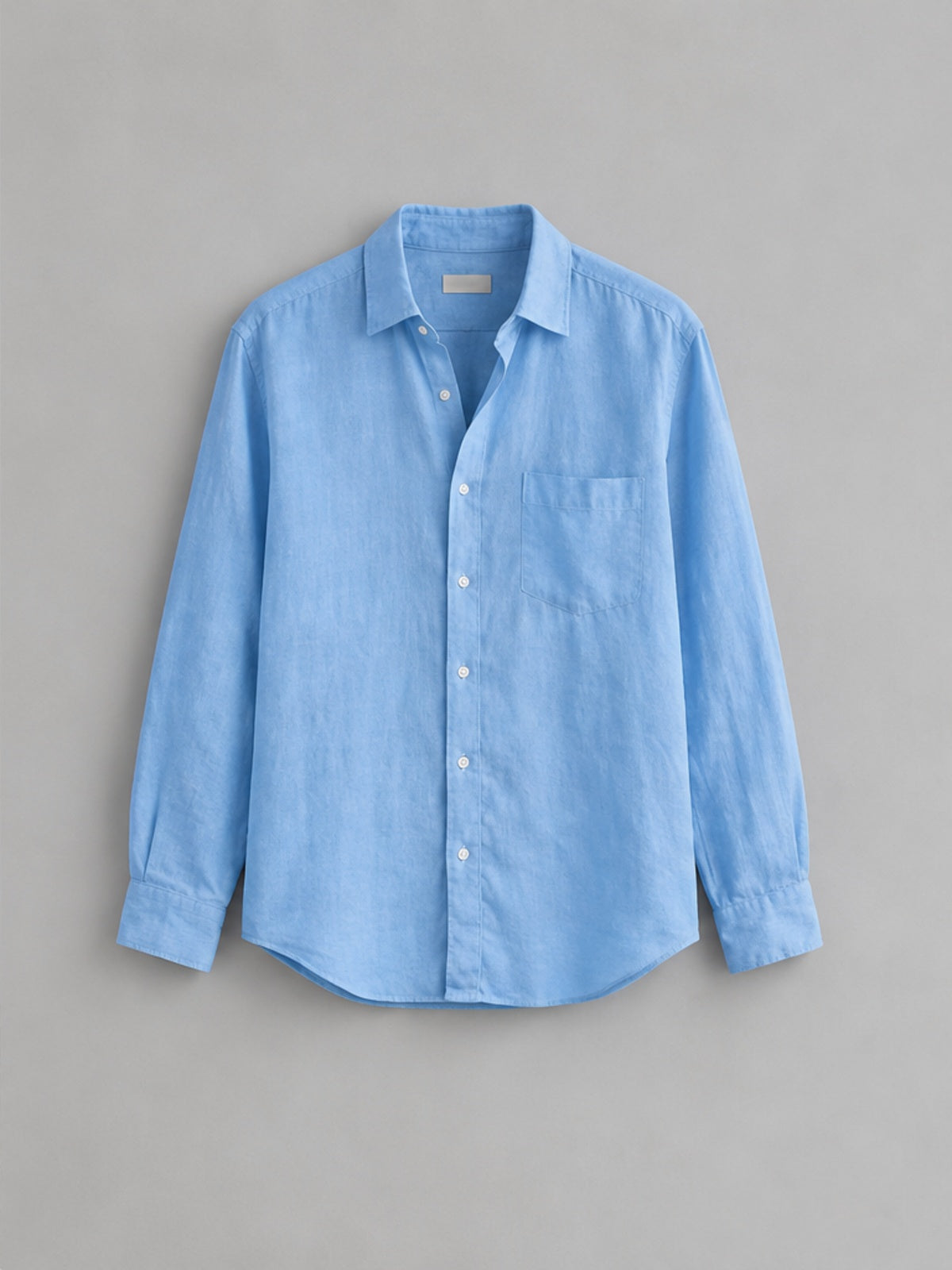 Camisa con Bolsillo - Azul