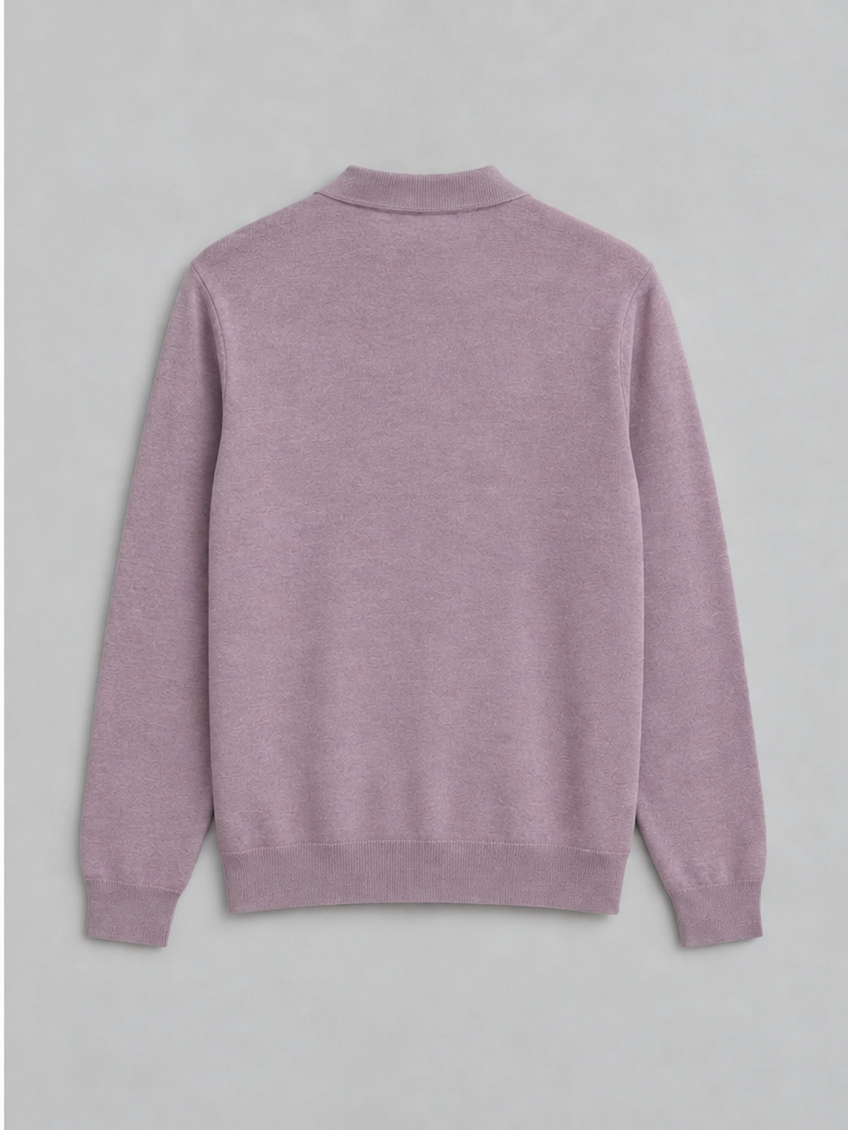 Jersey Polo Ligero Cuarto de Cremallera - Malva