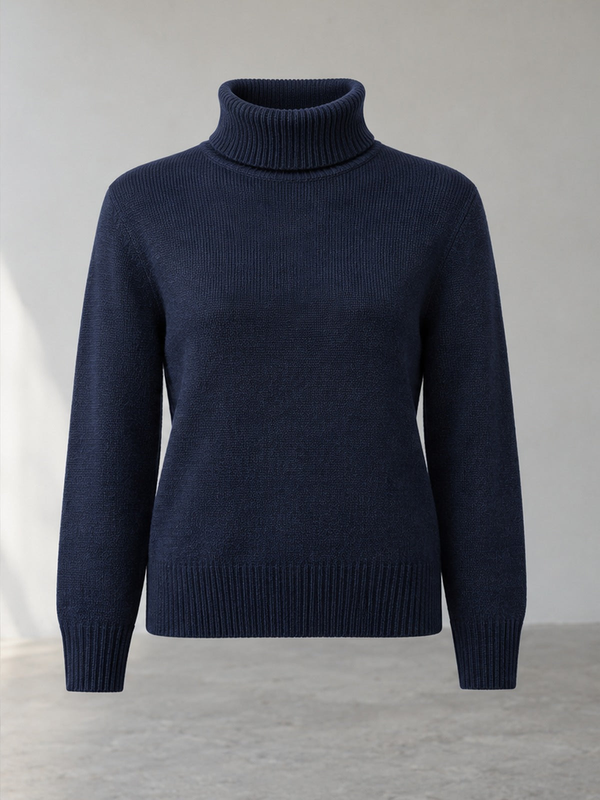 Jersey Cuello Alto Esencial - Azul Marino