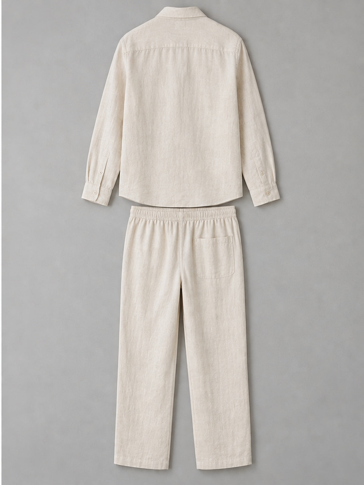 Conjunto Camisa Esencial y Pantalón - Natural