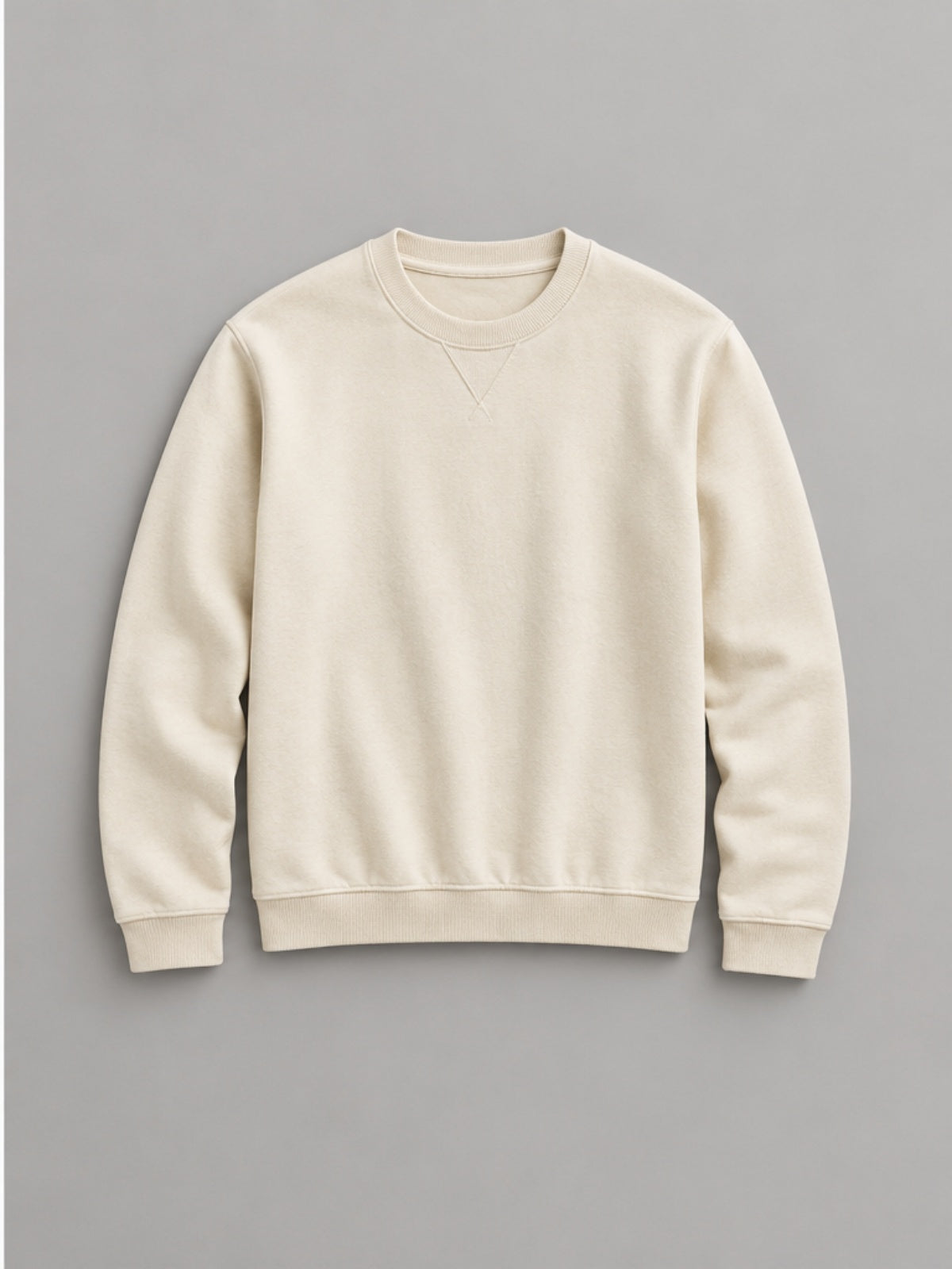 Sudadera Cuello Redondo - Crudo