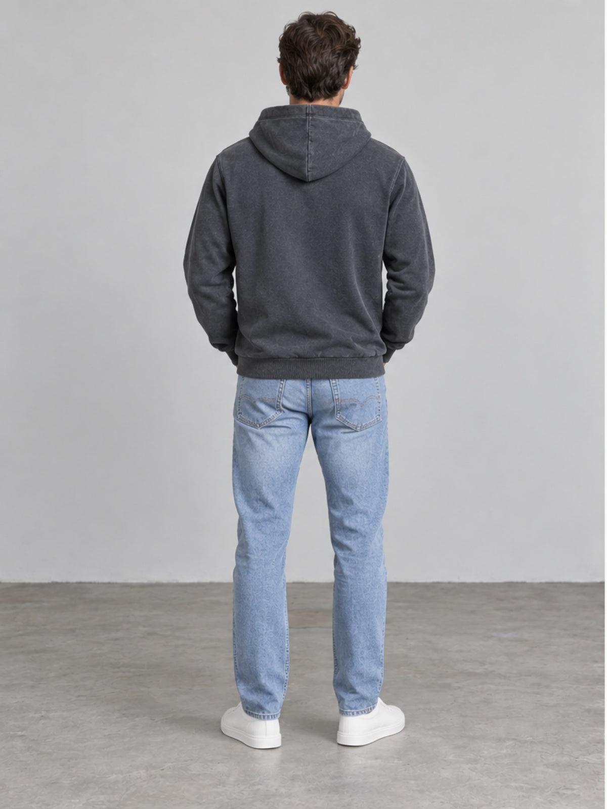 Sudadera con Capucha - Gris Carbón