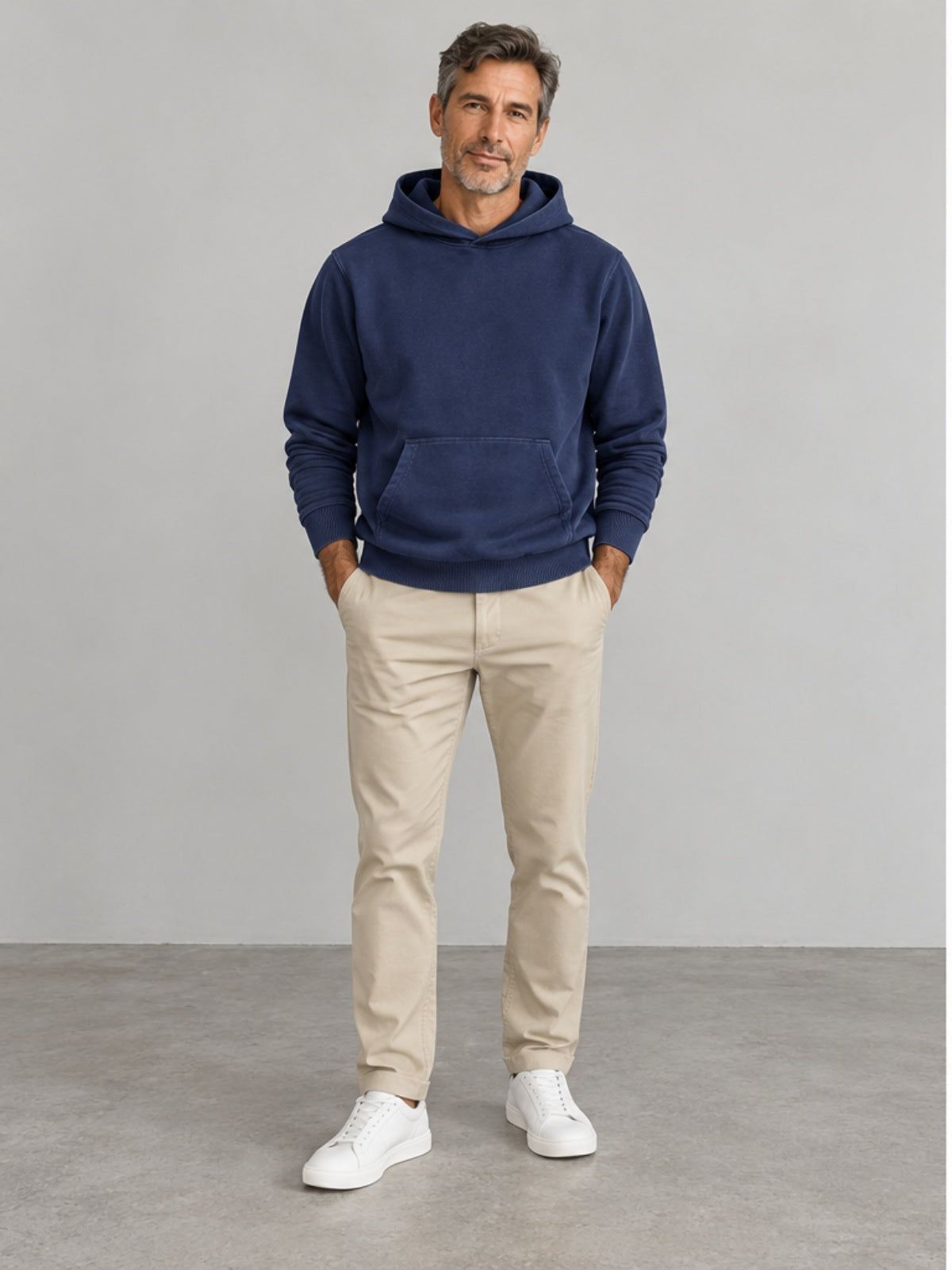 Sudadera con Capucha - Azul Índigo