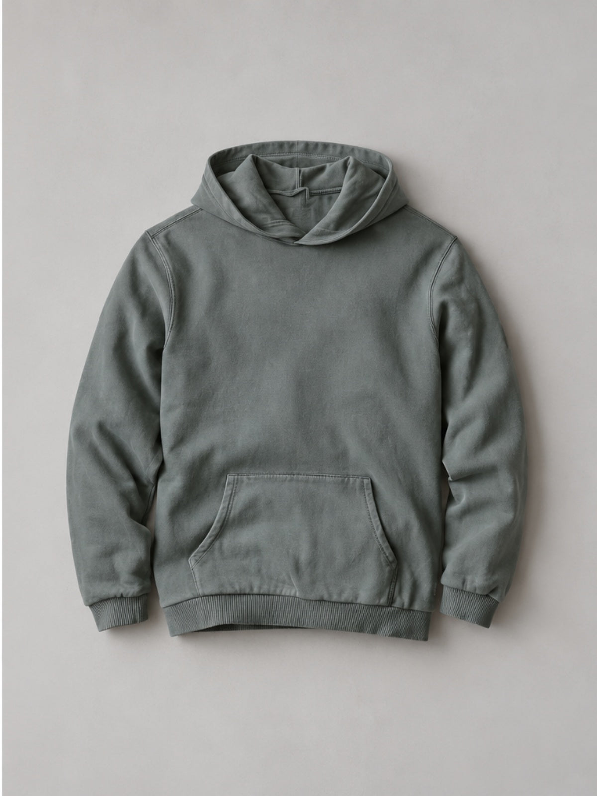 Sudadera con Capucha - Verde Grisáceo