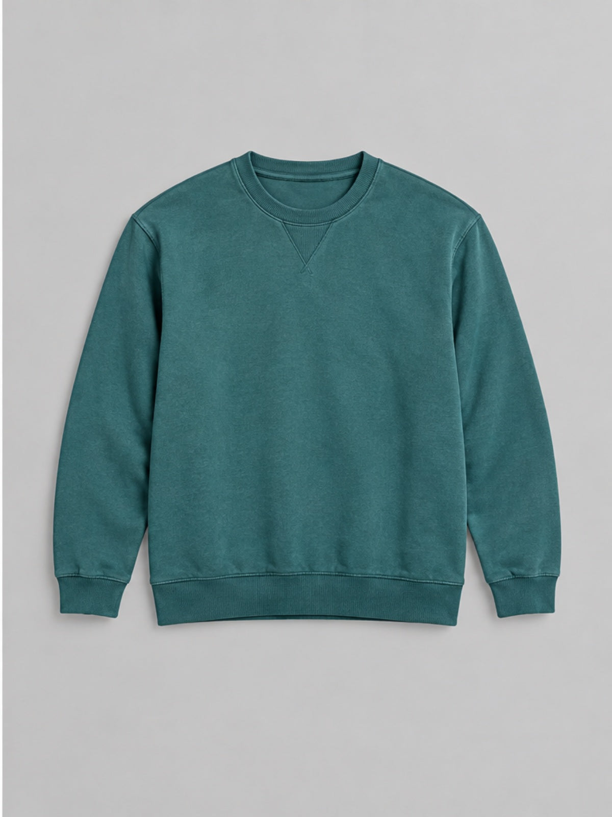 Sudadera Cuello Redondo - Verde Petróleo